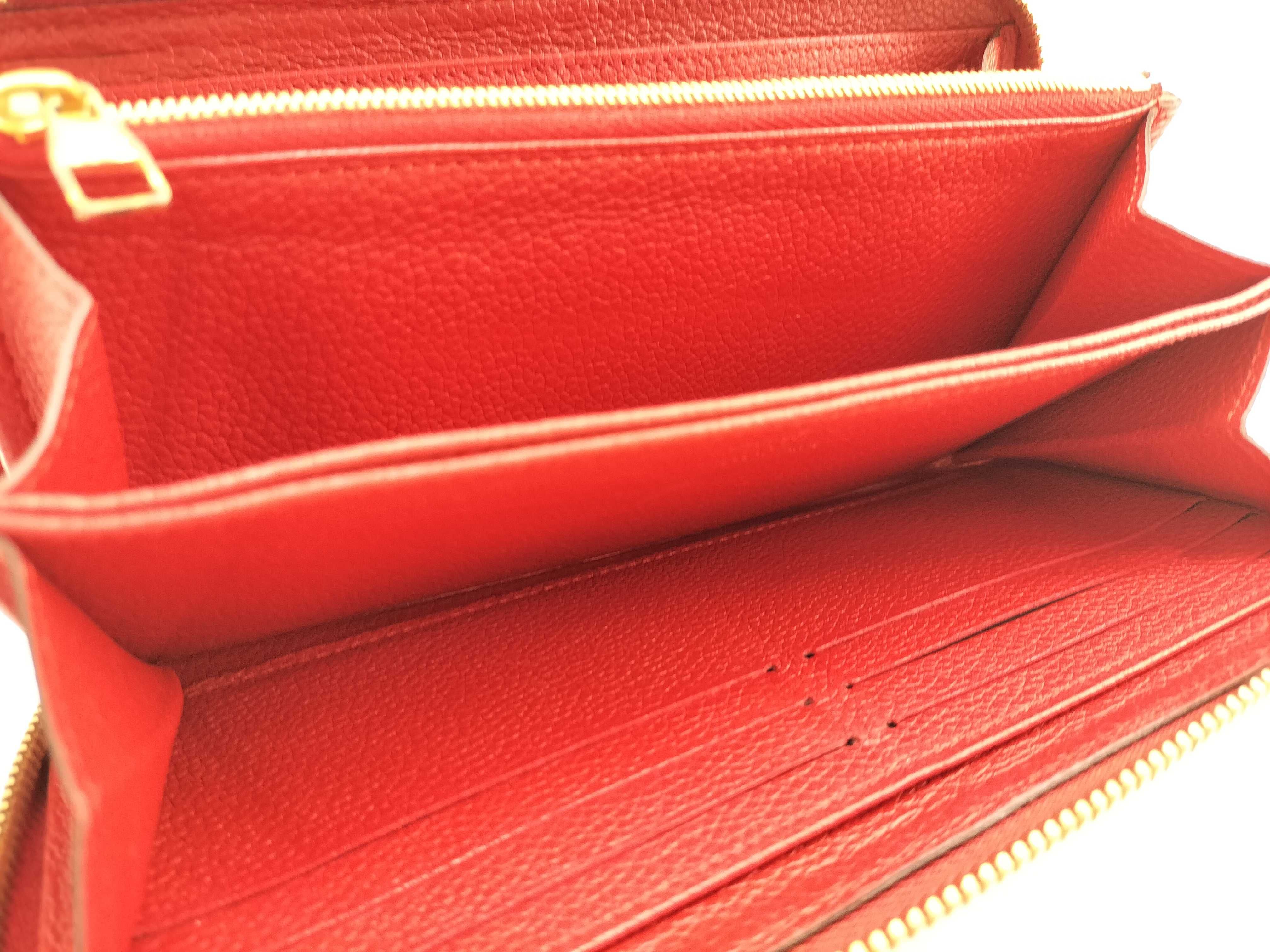 Monogram Empreinte Zippy Wallet Cerise — view 9