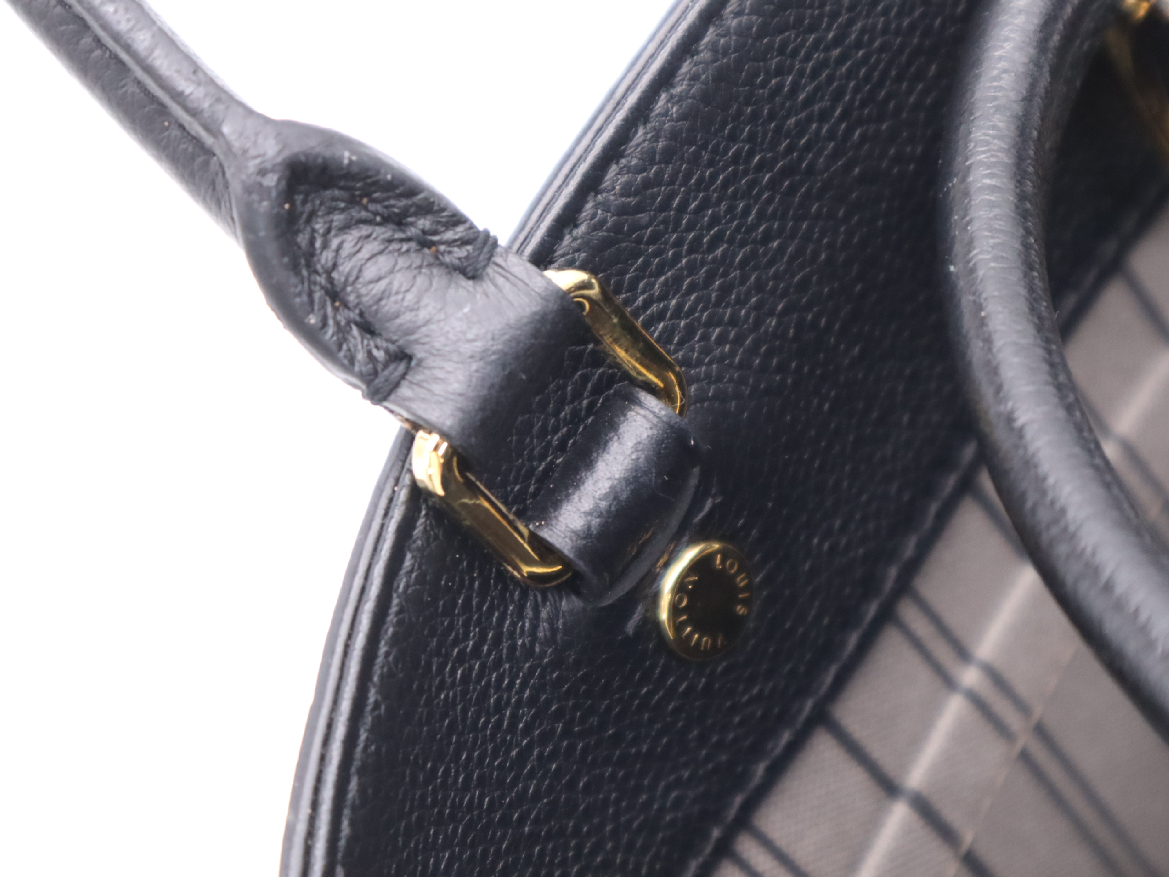 M41048 Monogram Empreinte Montaigne MM Noir Handbag — view 7
