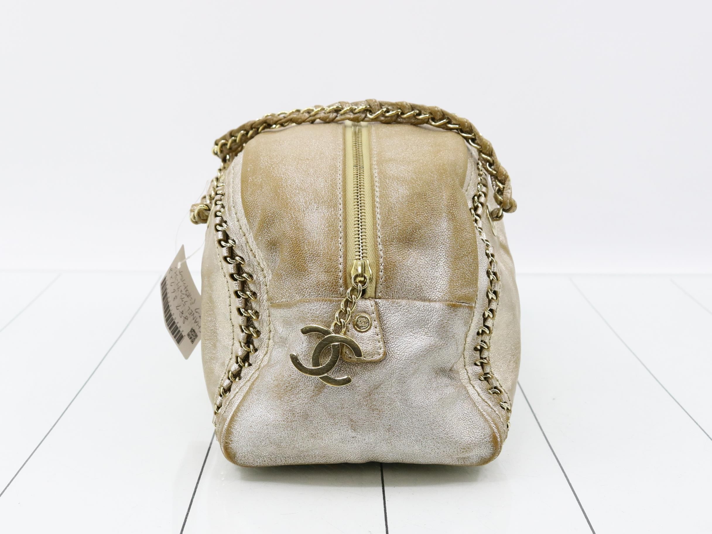 Luxury Line Coco Mark Mini Boston Bag — view 4
