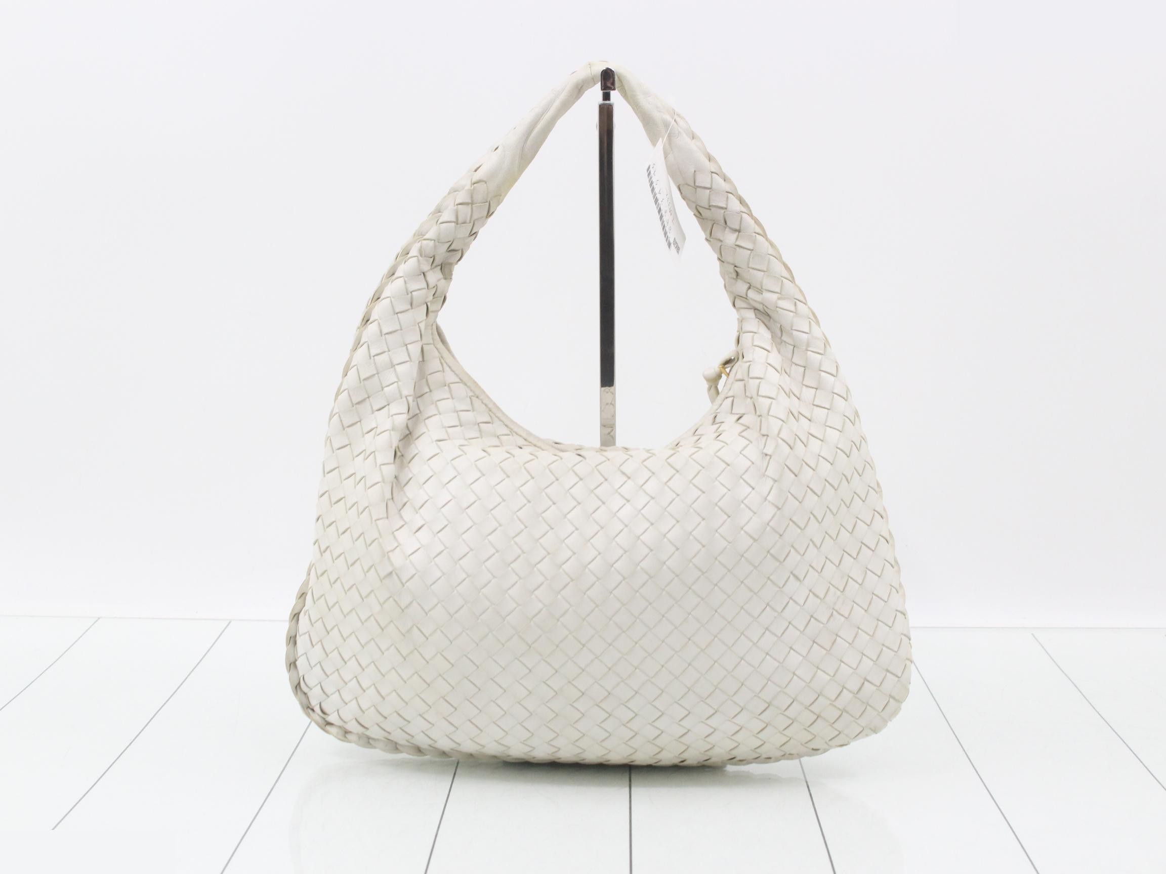 Intrecciato Hobo Bag, Leather — view 2