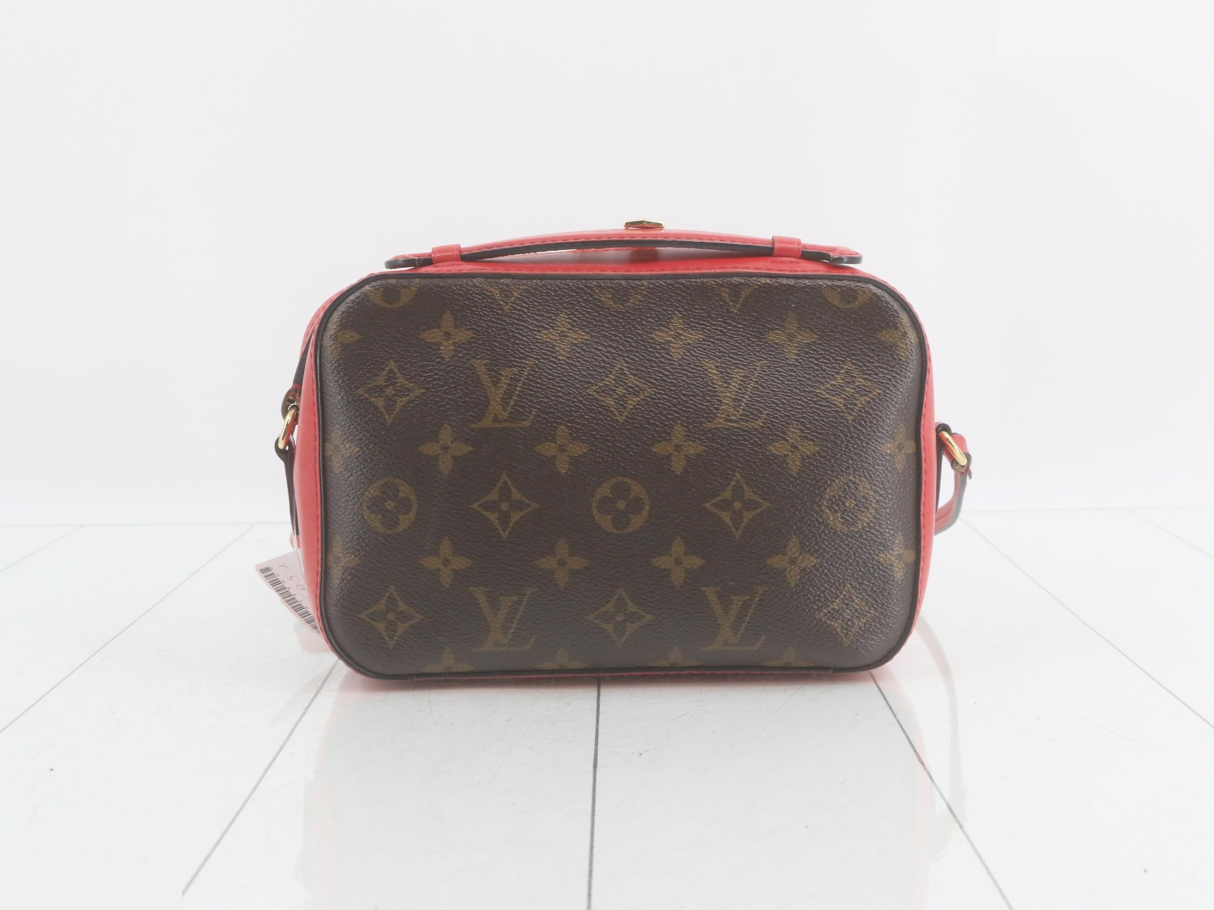 Monogram Saint-Onge Coquelicot Shoulder Bag — view 2