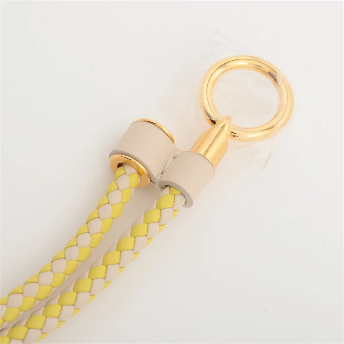 Glenan LF1221 belt, GP x leather, yellow x white. Shows — view 2