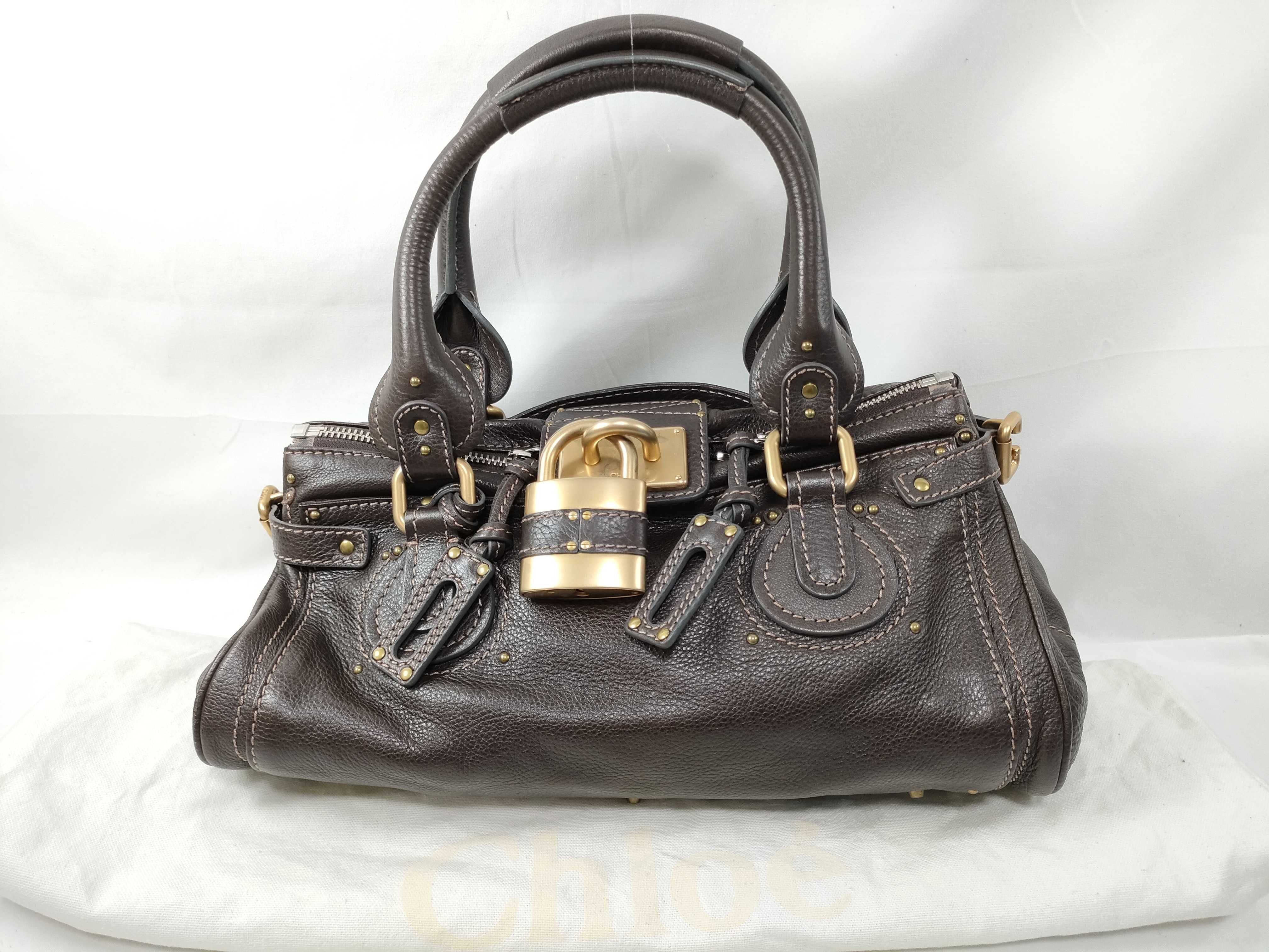 Paddington Leather Handbag, Brown