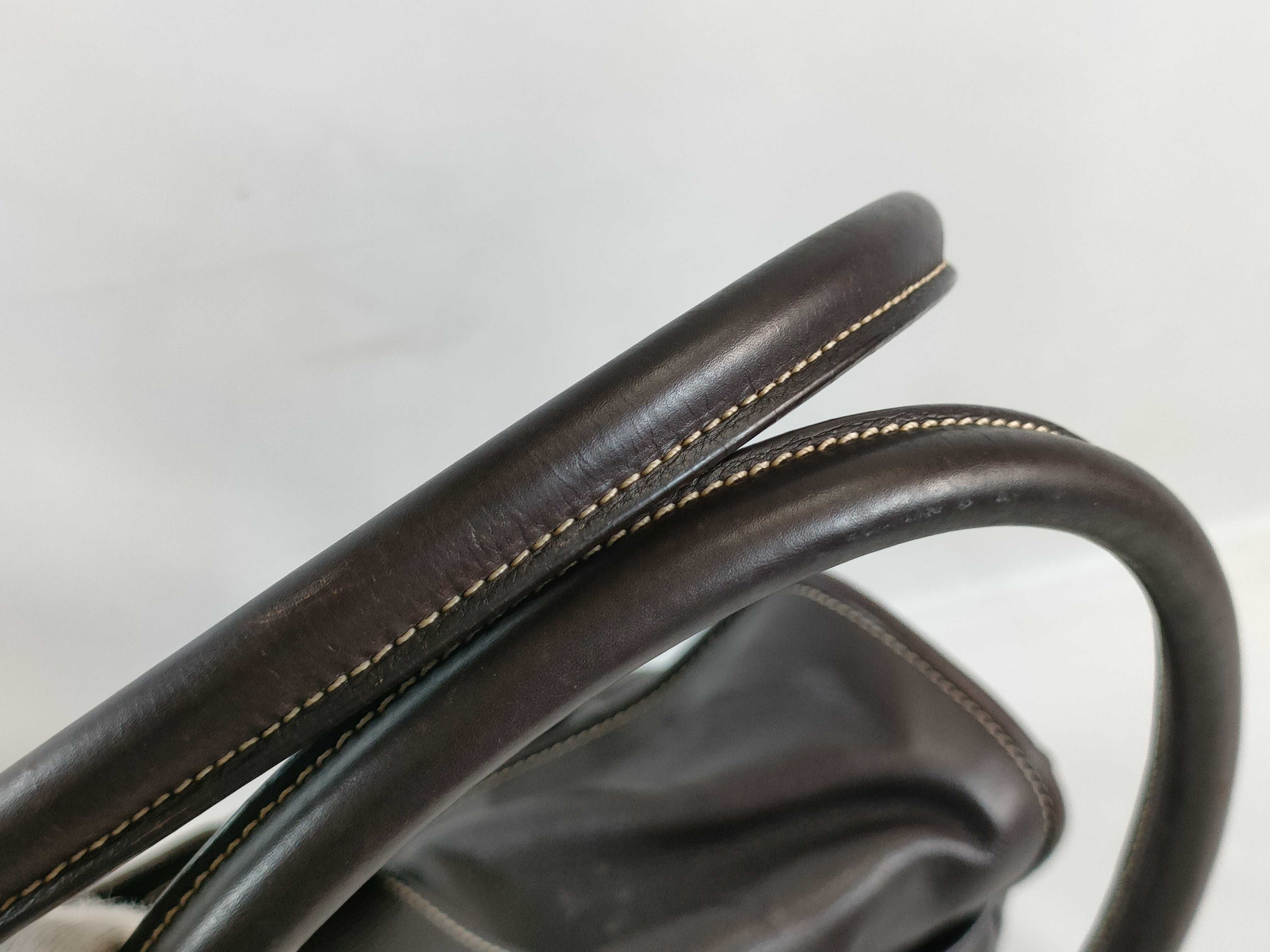 handbag, leather, brown, CD hardware — view 4