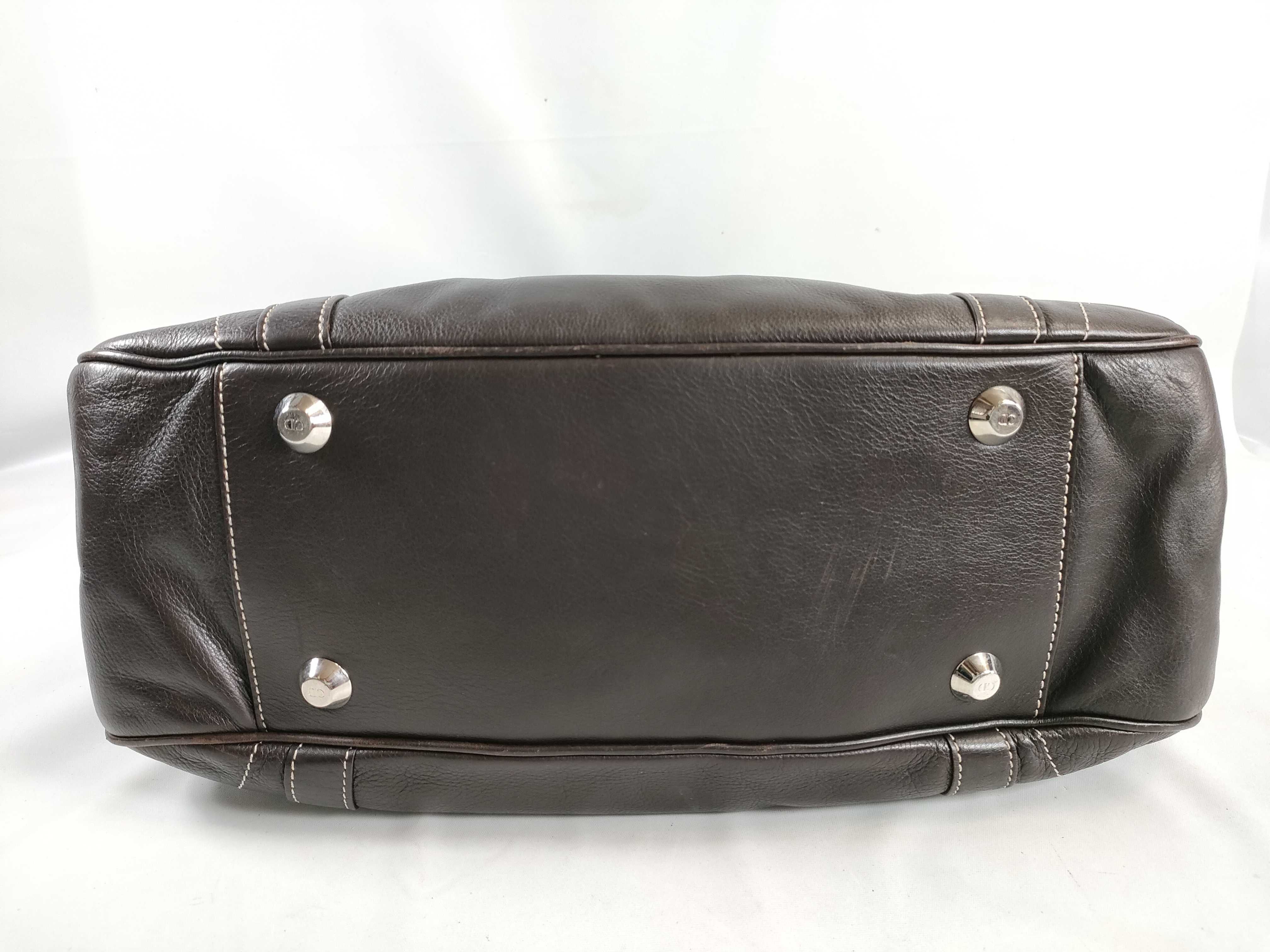 handbag, leather, brown, CD hardware — view 7