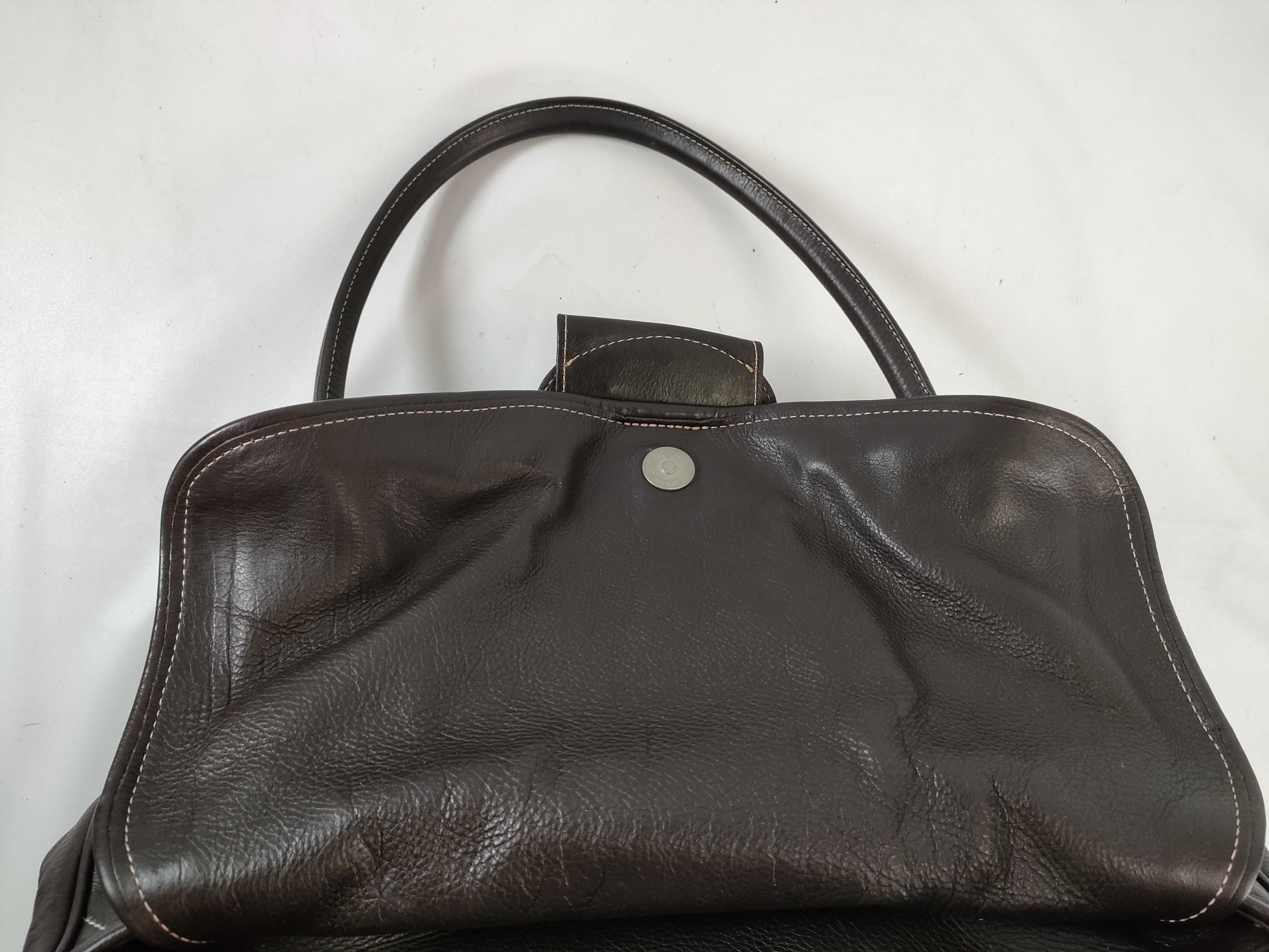 handbag, leather, brown, CD hardware — view 9