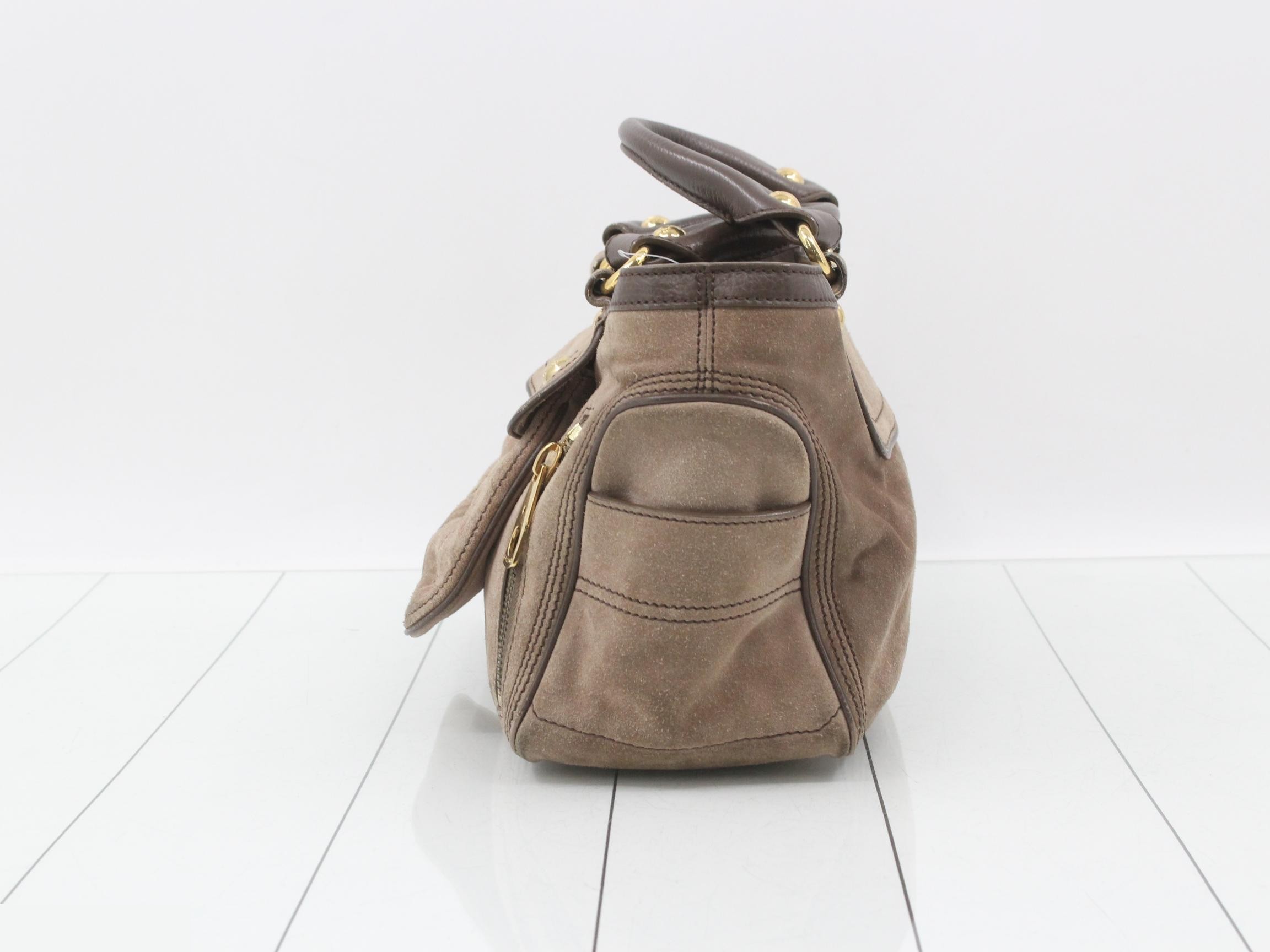 Boogie Bag, Suede, Brown — view 3
