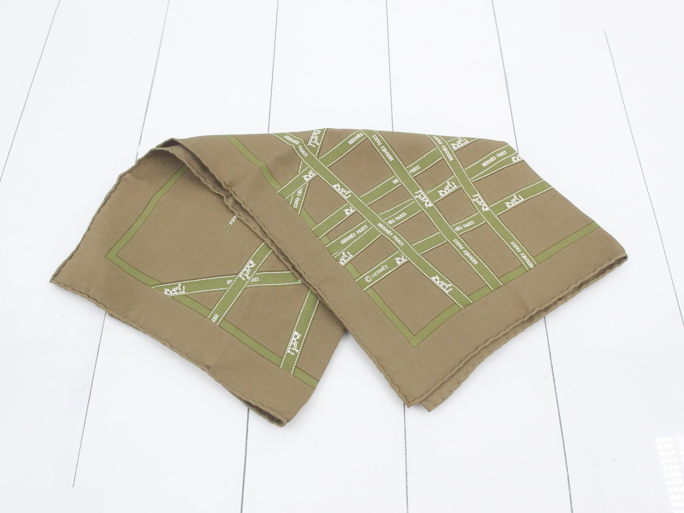 Scarf with tag — view 2