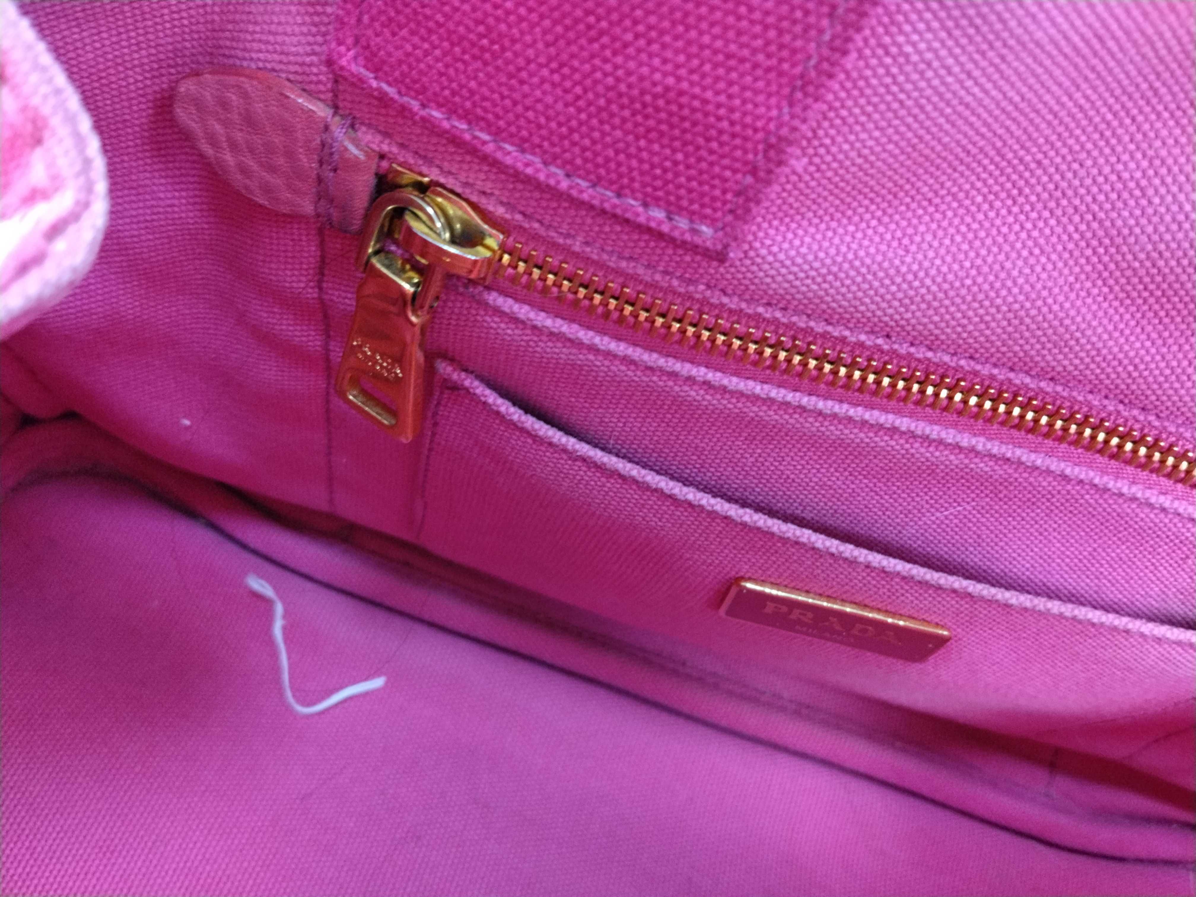 Canaba BN1877 Canvas Handbag, Pink — view 12