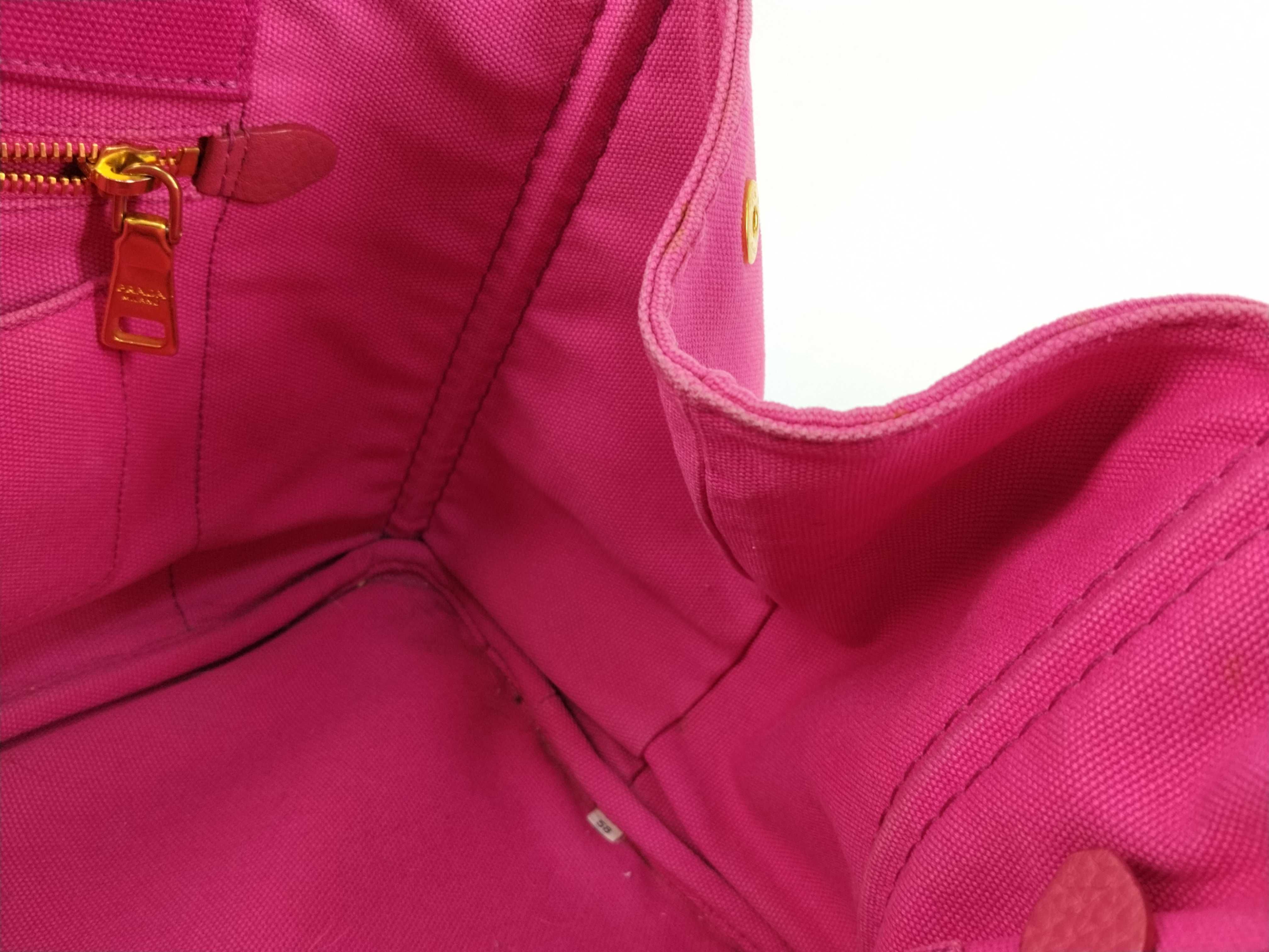 Canaba BN1877 Canvas Handbag, Pink — view 9