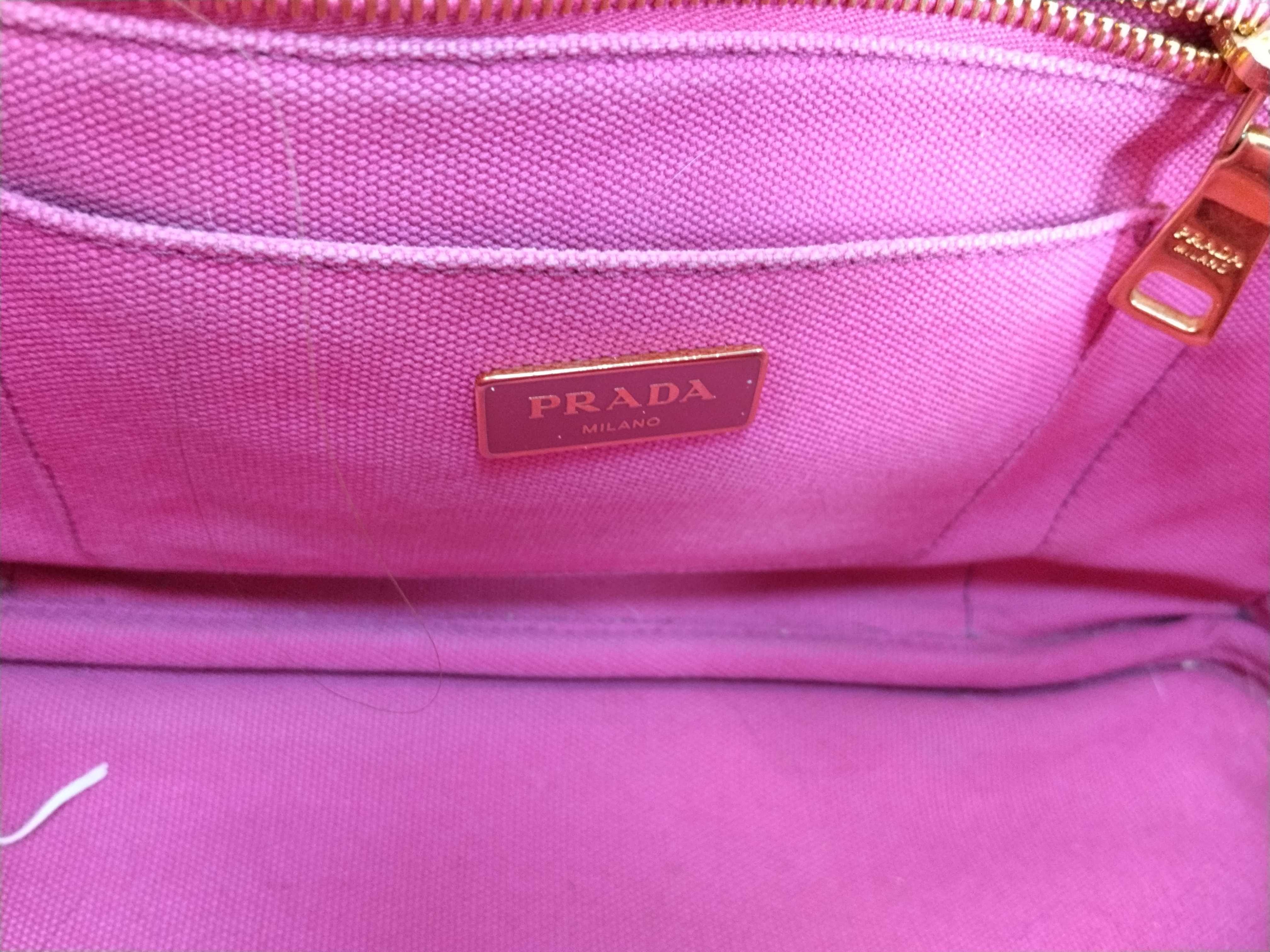 Canaba BN1877 Canvas Handbag, Pink — view 10