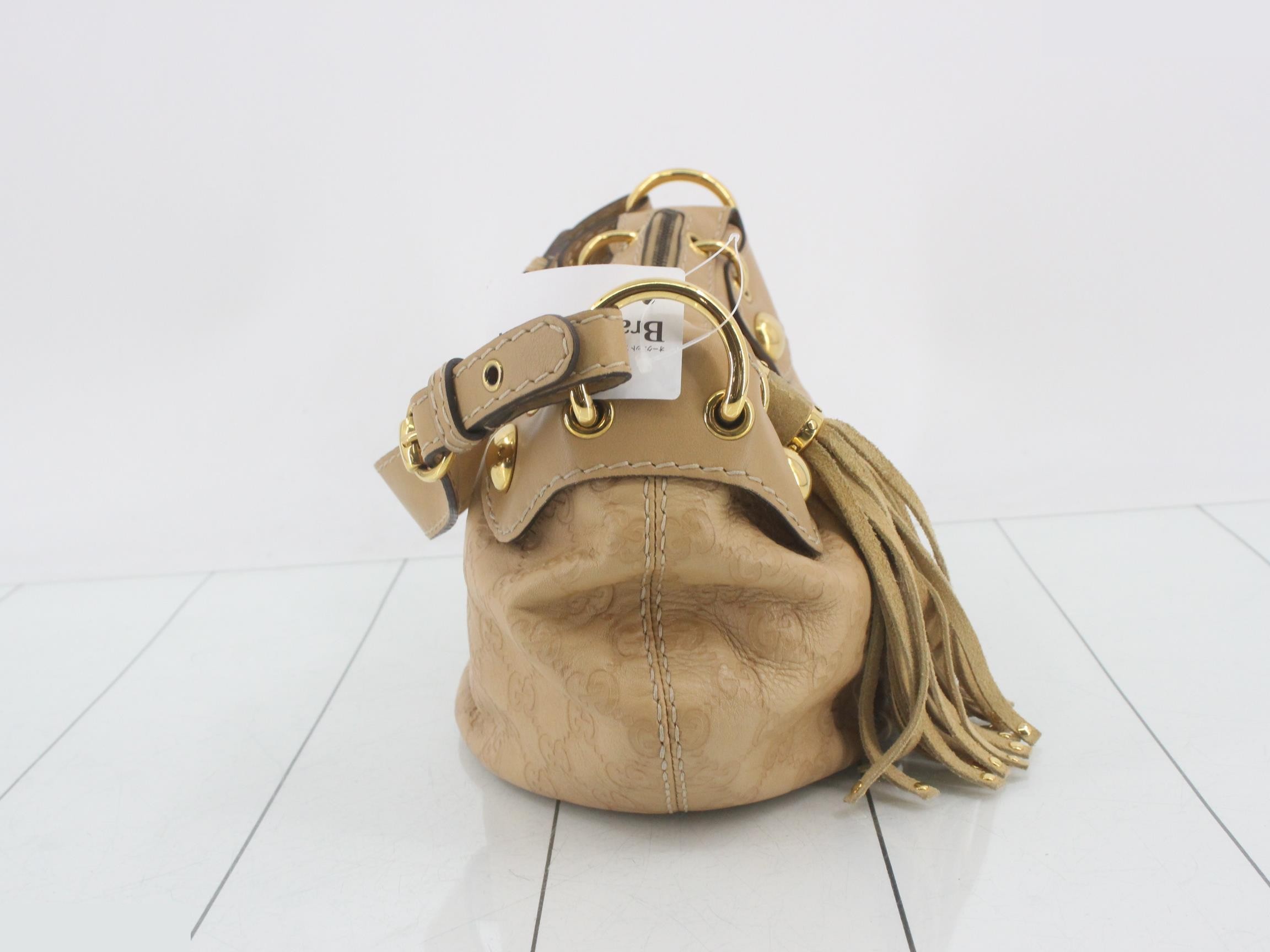 Hysteria Guccissima Tassel Hobo Shoulder Bag — view 4