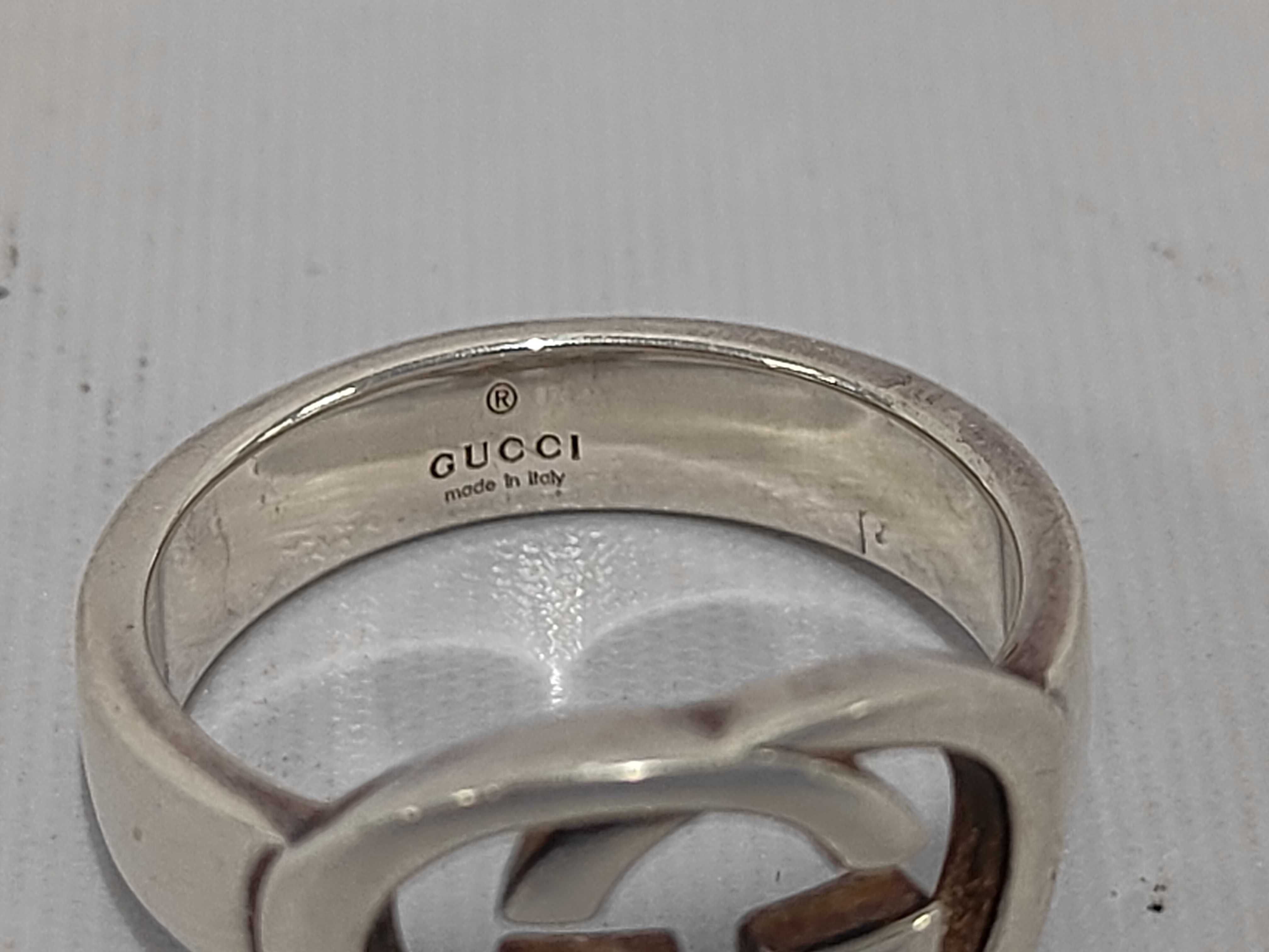 Interlocking G Sterling Silver 925 Ring — view 4