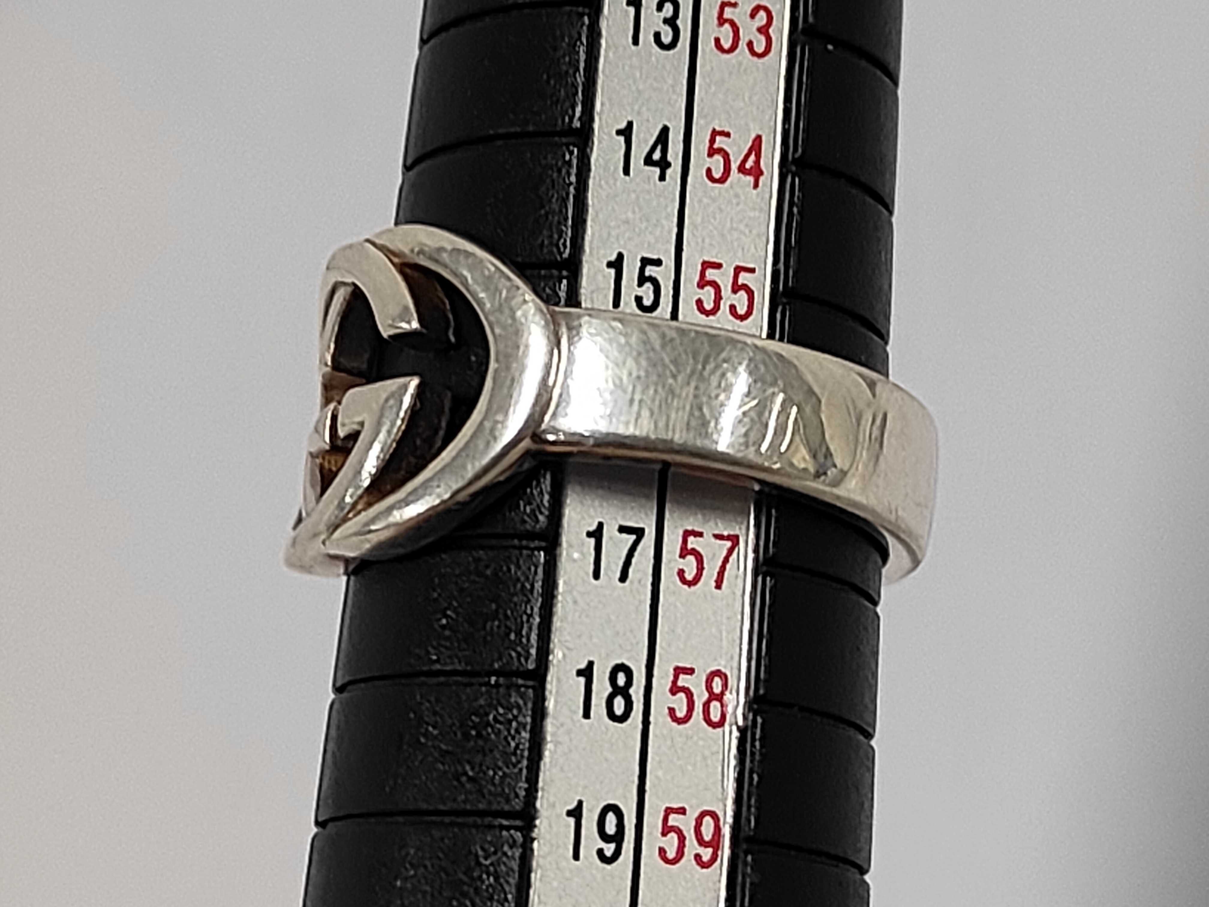 Interlocking G Sterling Silver 925 Ring — view 6