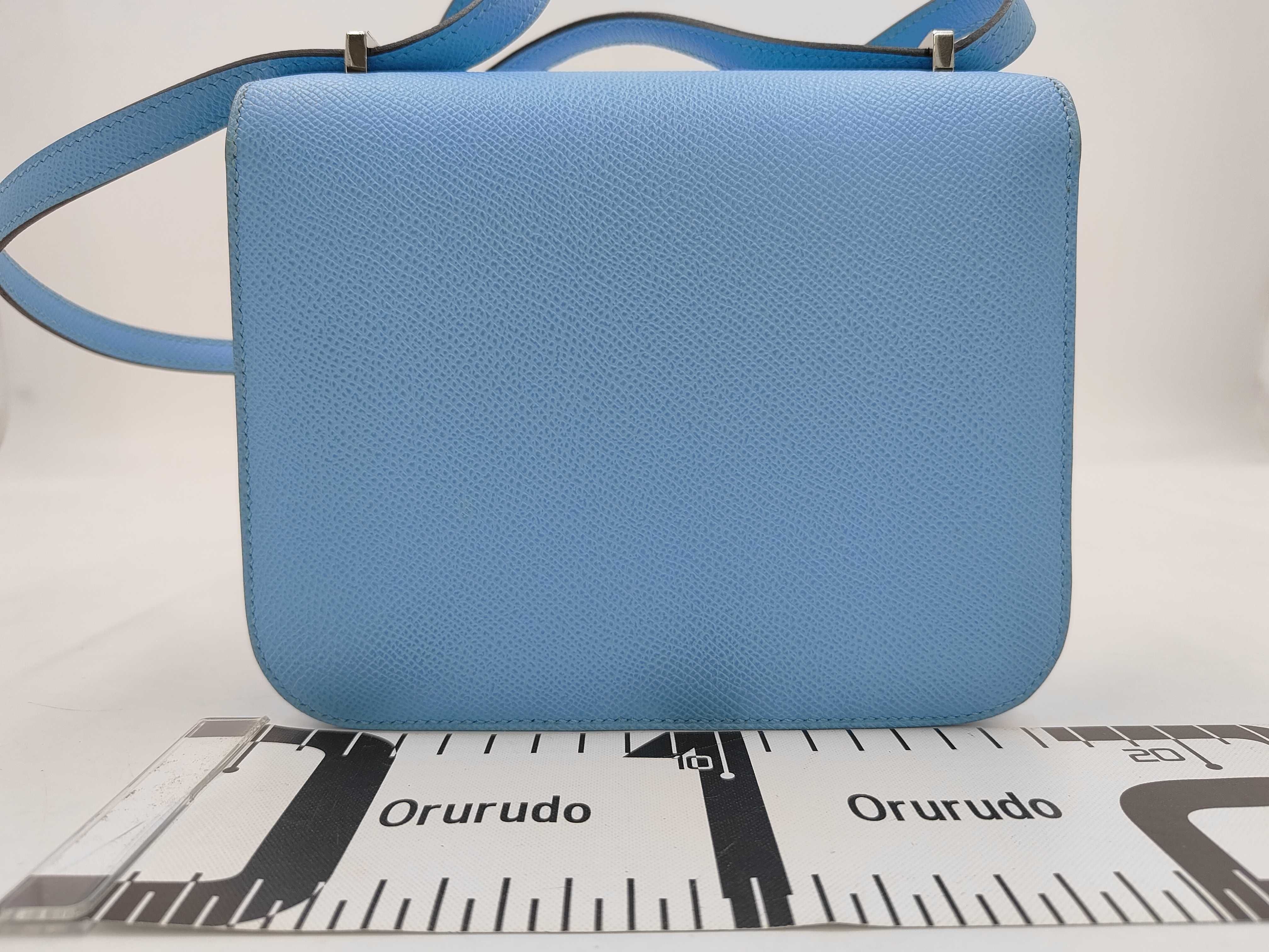 Constance Mini, light blue, U-stamp shoulder bag — view 2