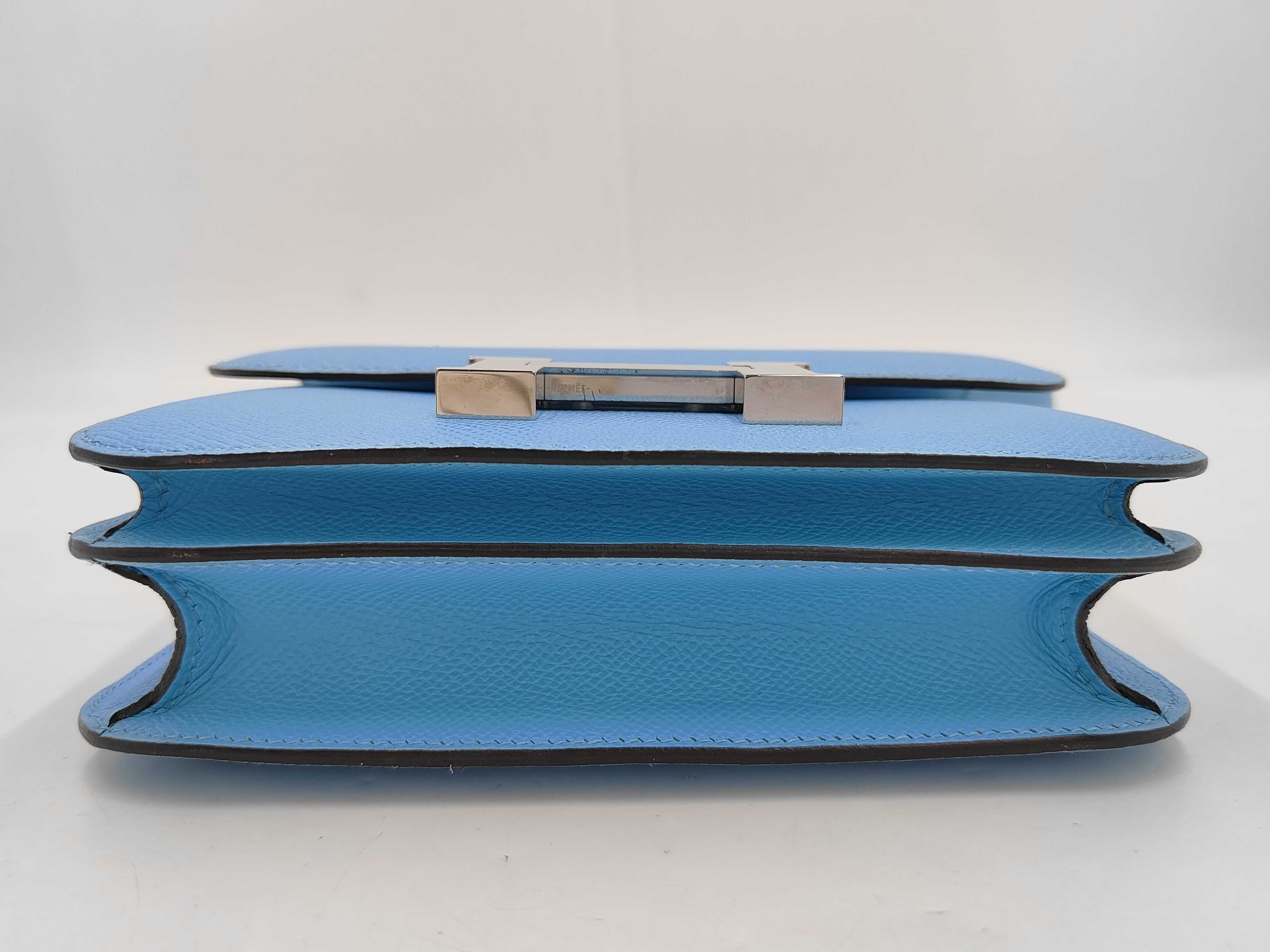 Constance Mini, light blue, U-stamp shoulder bag — view 3