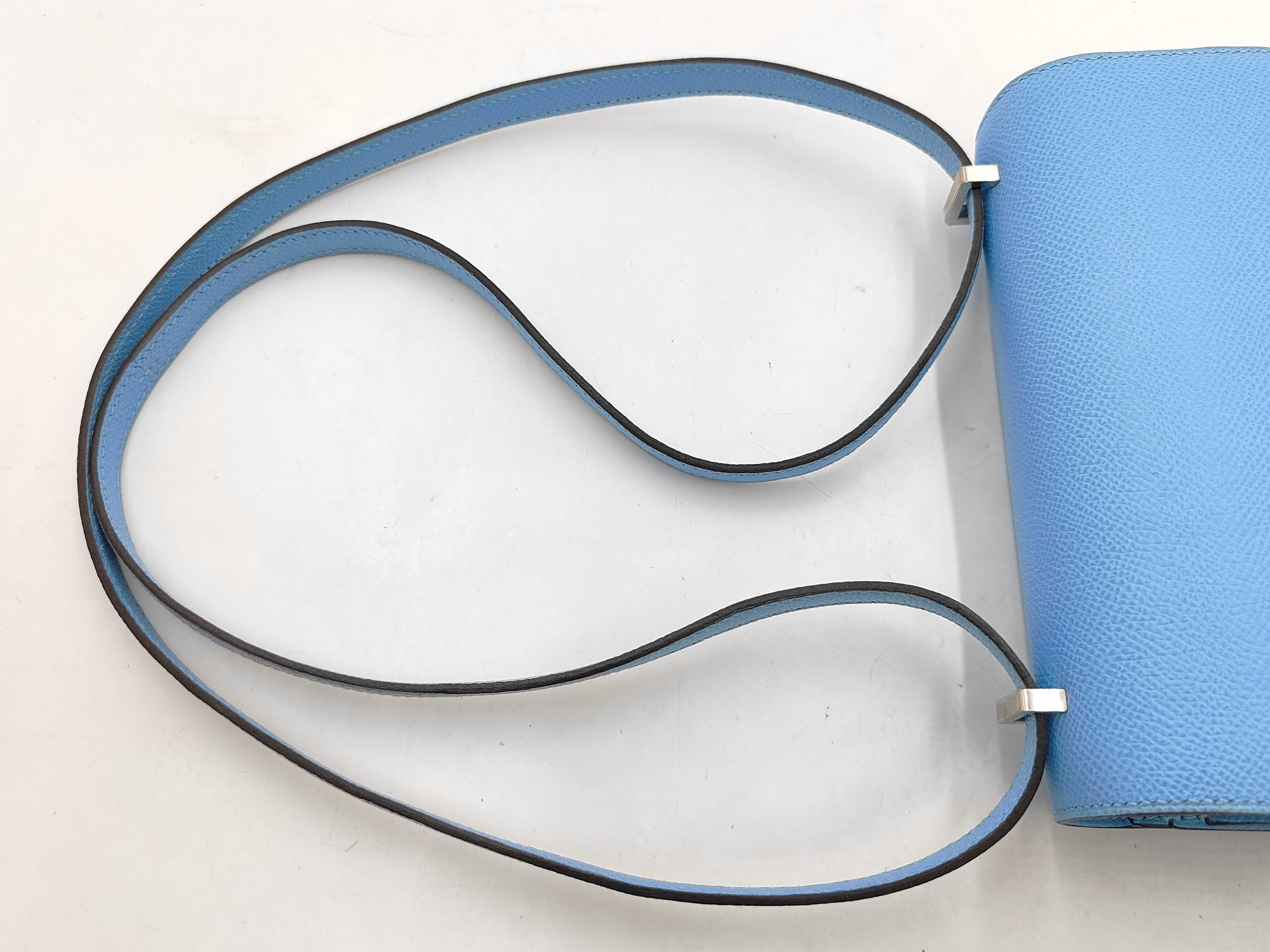 Constance Mini, light blue, U-stamp shoulder bag — view 5