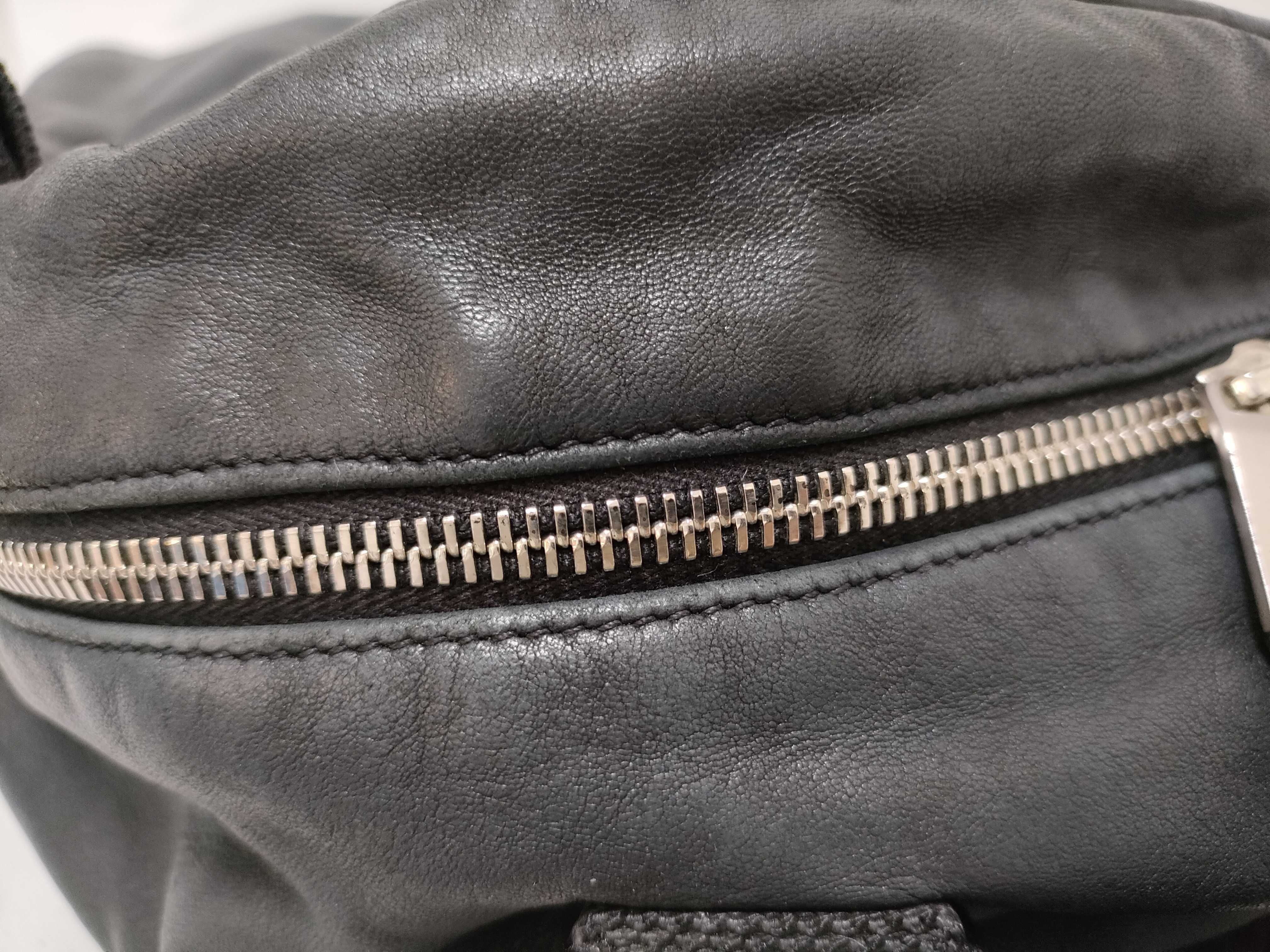 Leather Backpack/Rucksack, Black — view 11