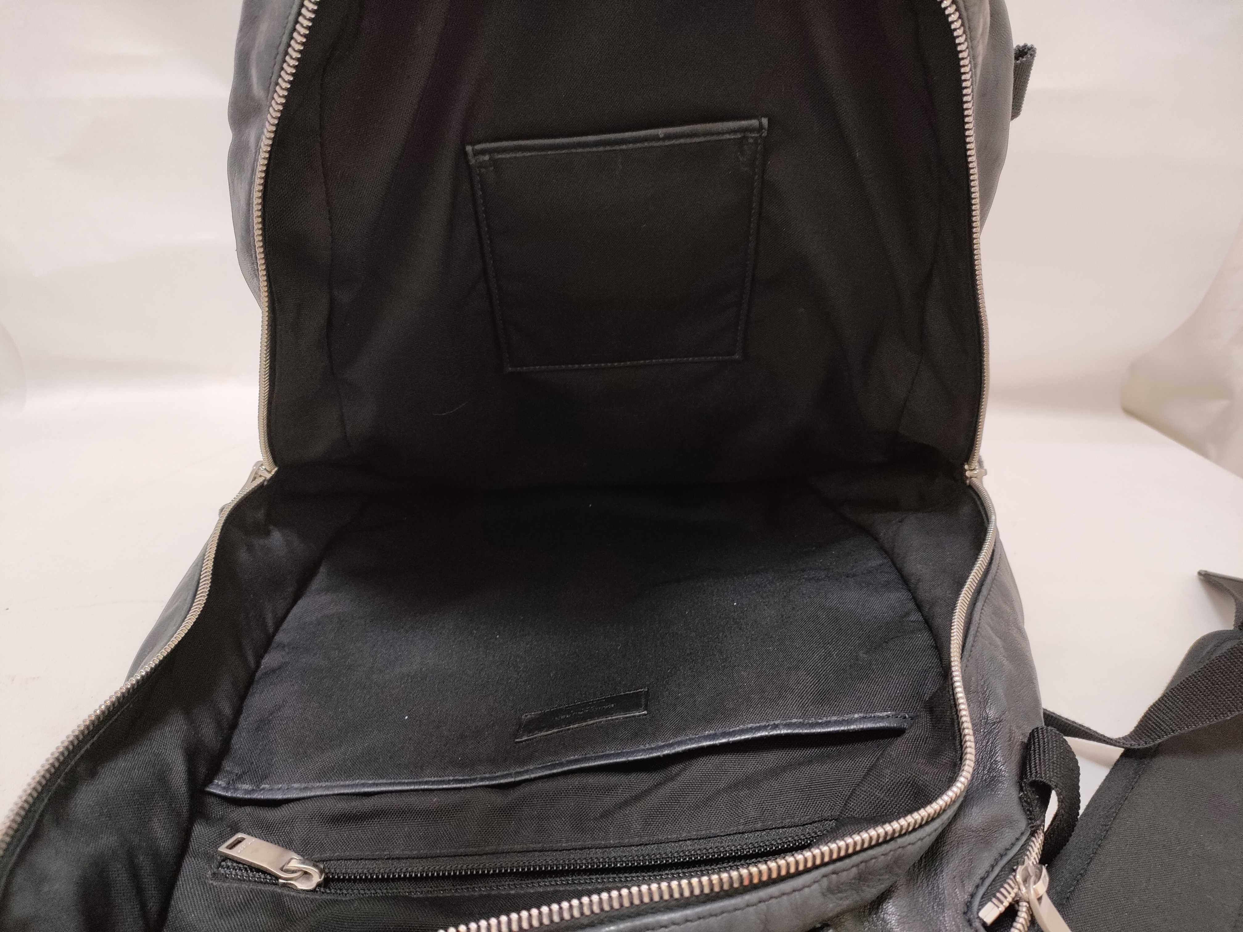 Leather Backpack/Rucksack, Black — view 13