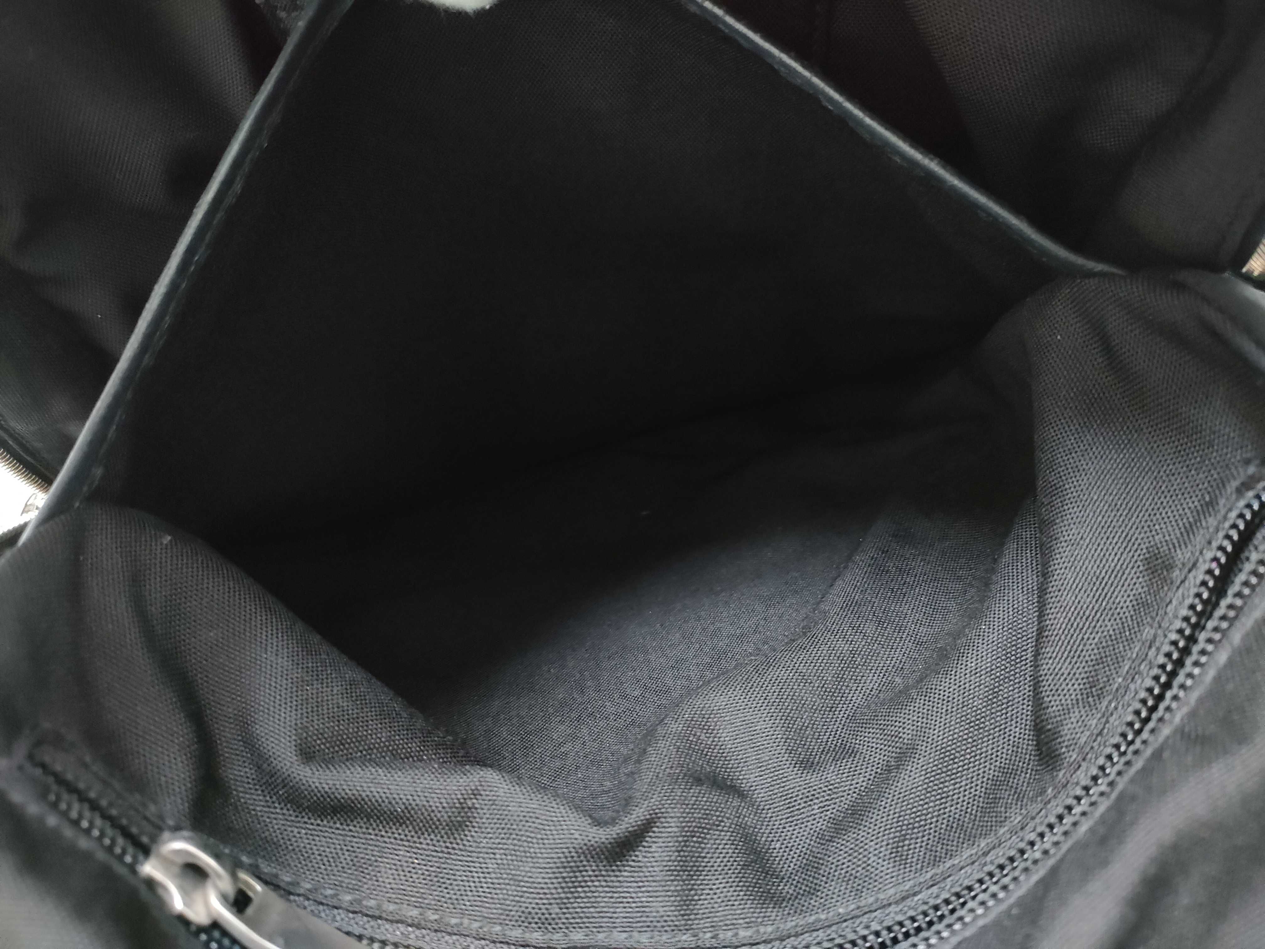 Leather Backpack/Rucksack, Black — view 14
