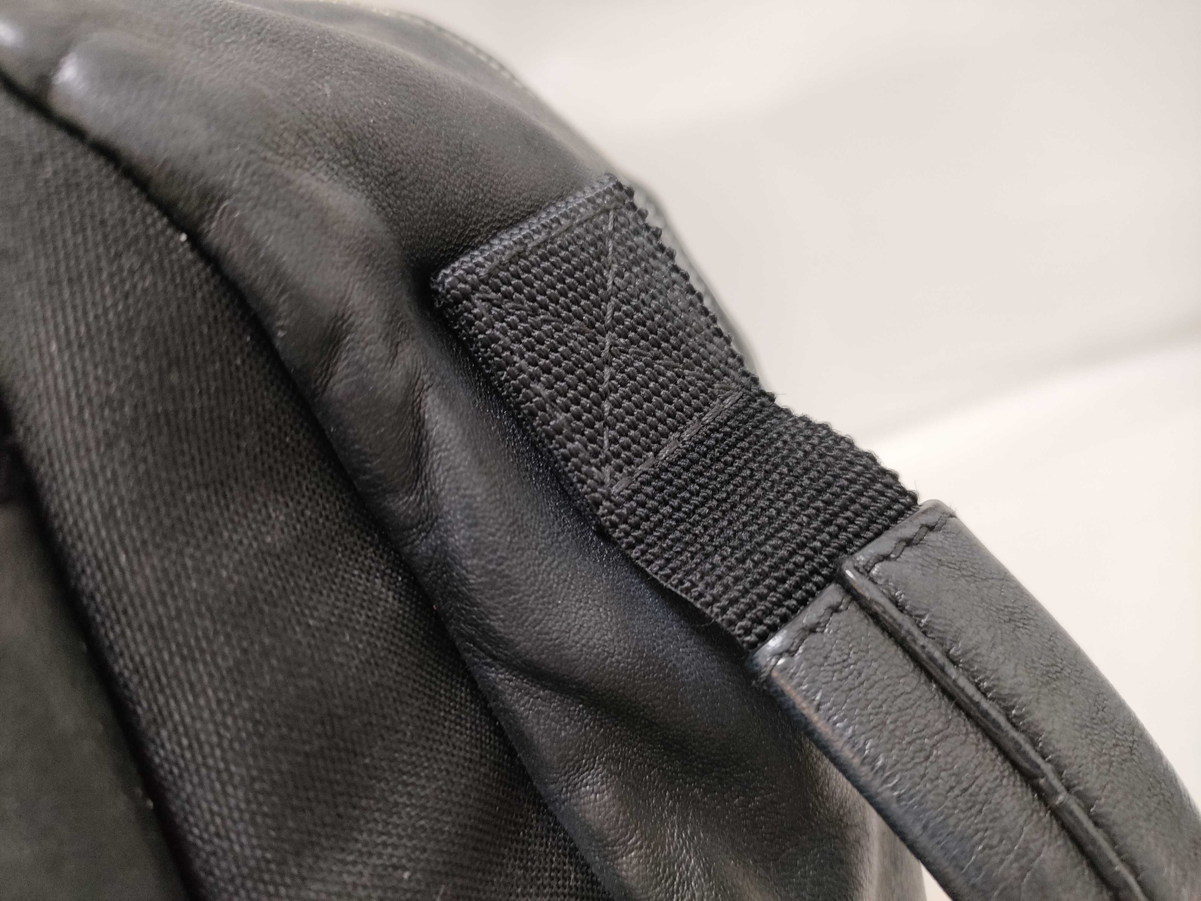 Leather Backpack/Rucksack, Black — view 6