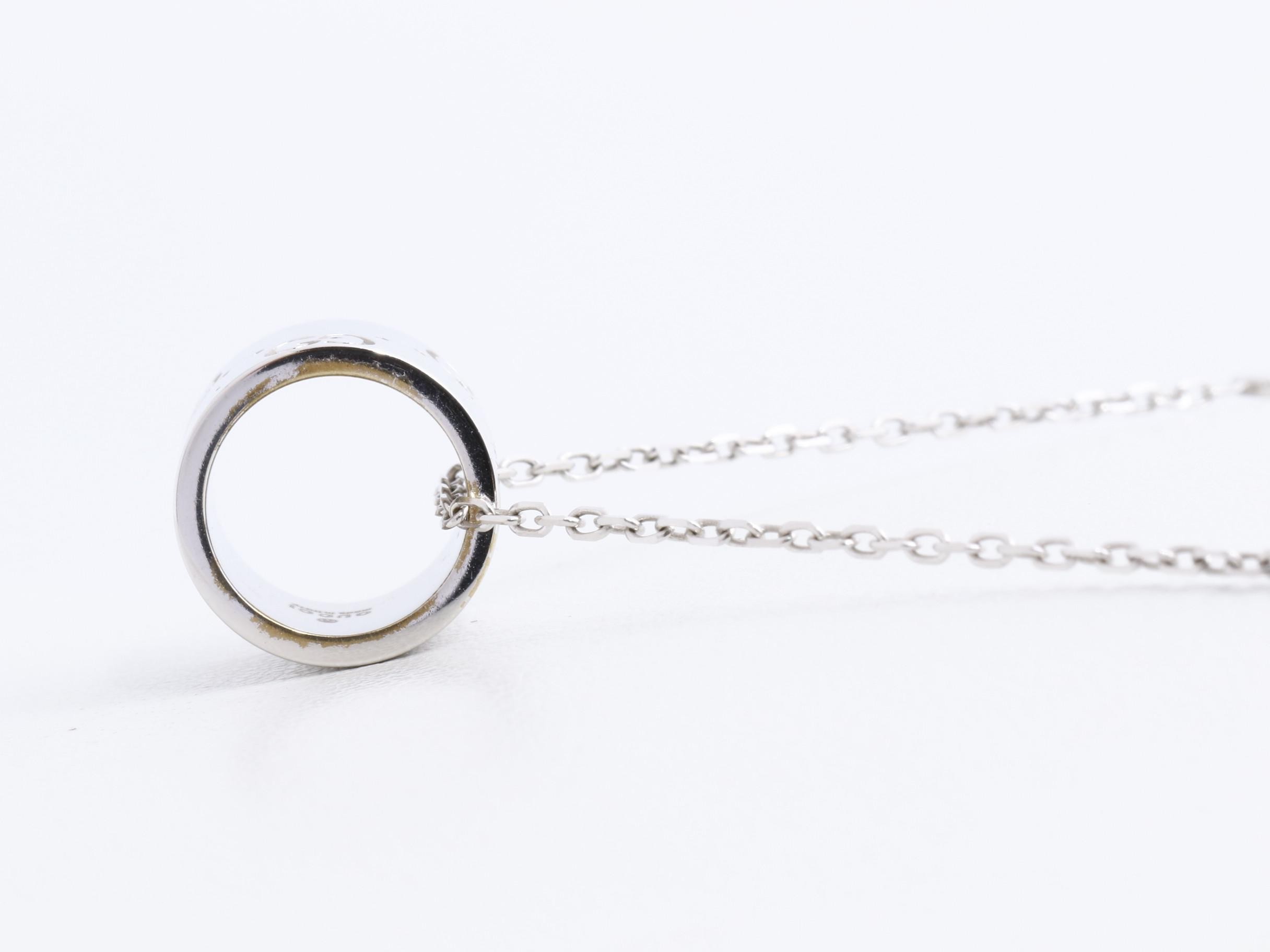 K18WG ICON necklace, 7.7g, 40cm — view 4