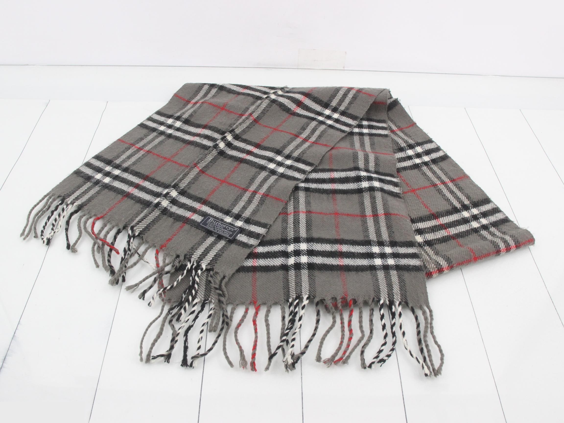 Scarf, Nova Check, Gray — view 2