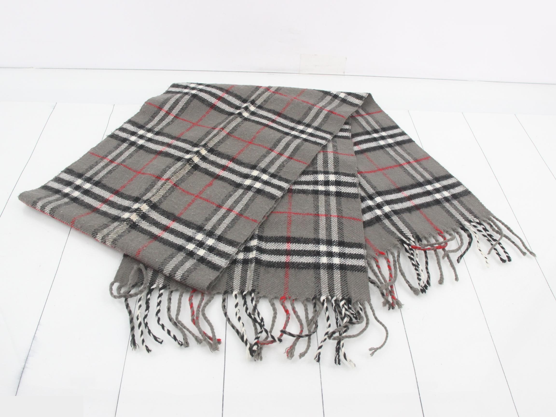 Scarf, Nova Check, Gray — view 3