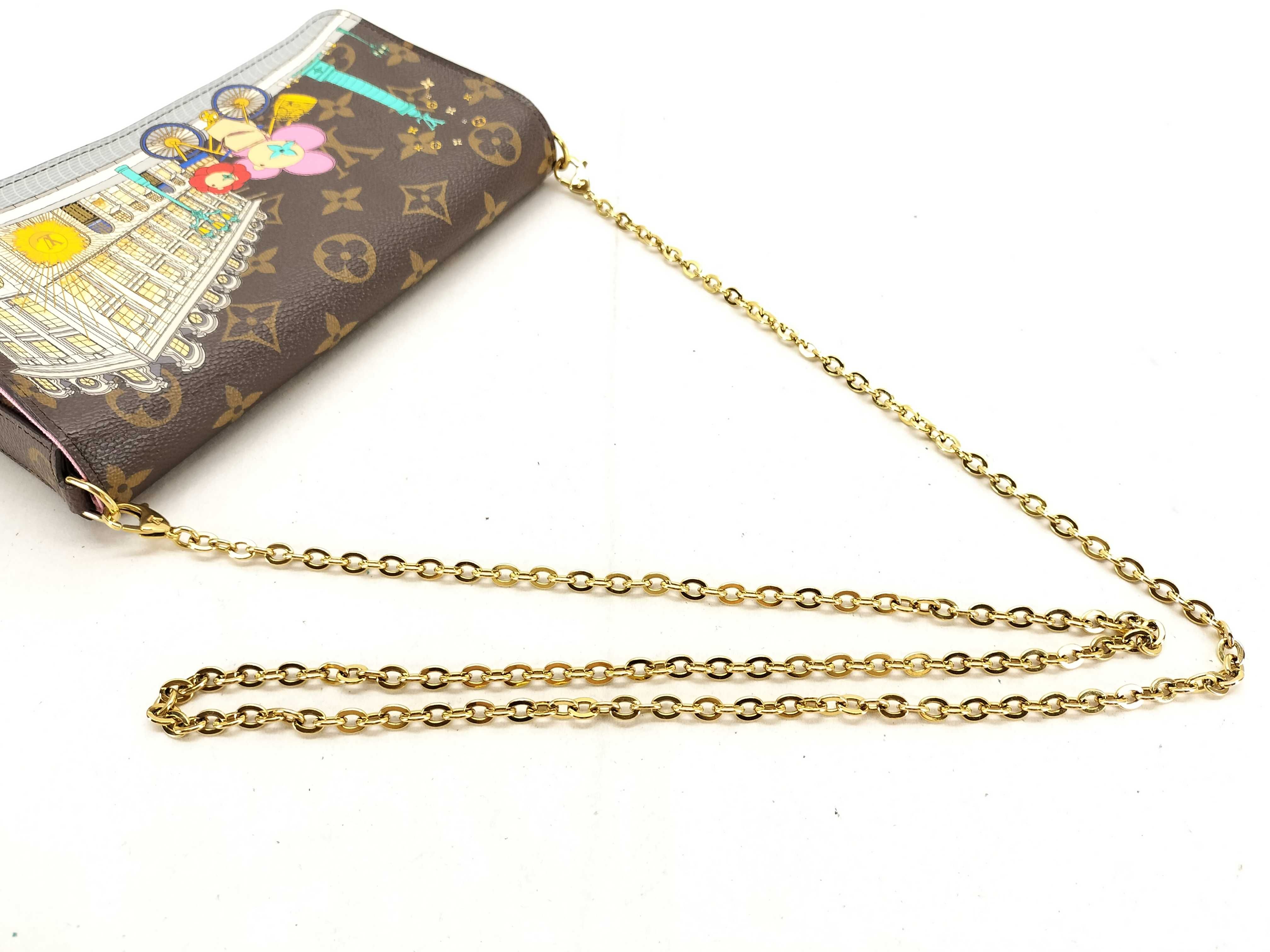 Monogram Pochette Felicie Shoulder Bag — view 3