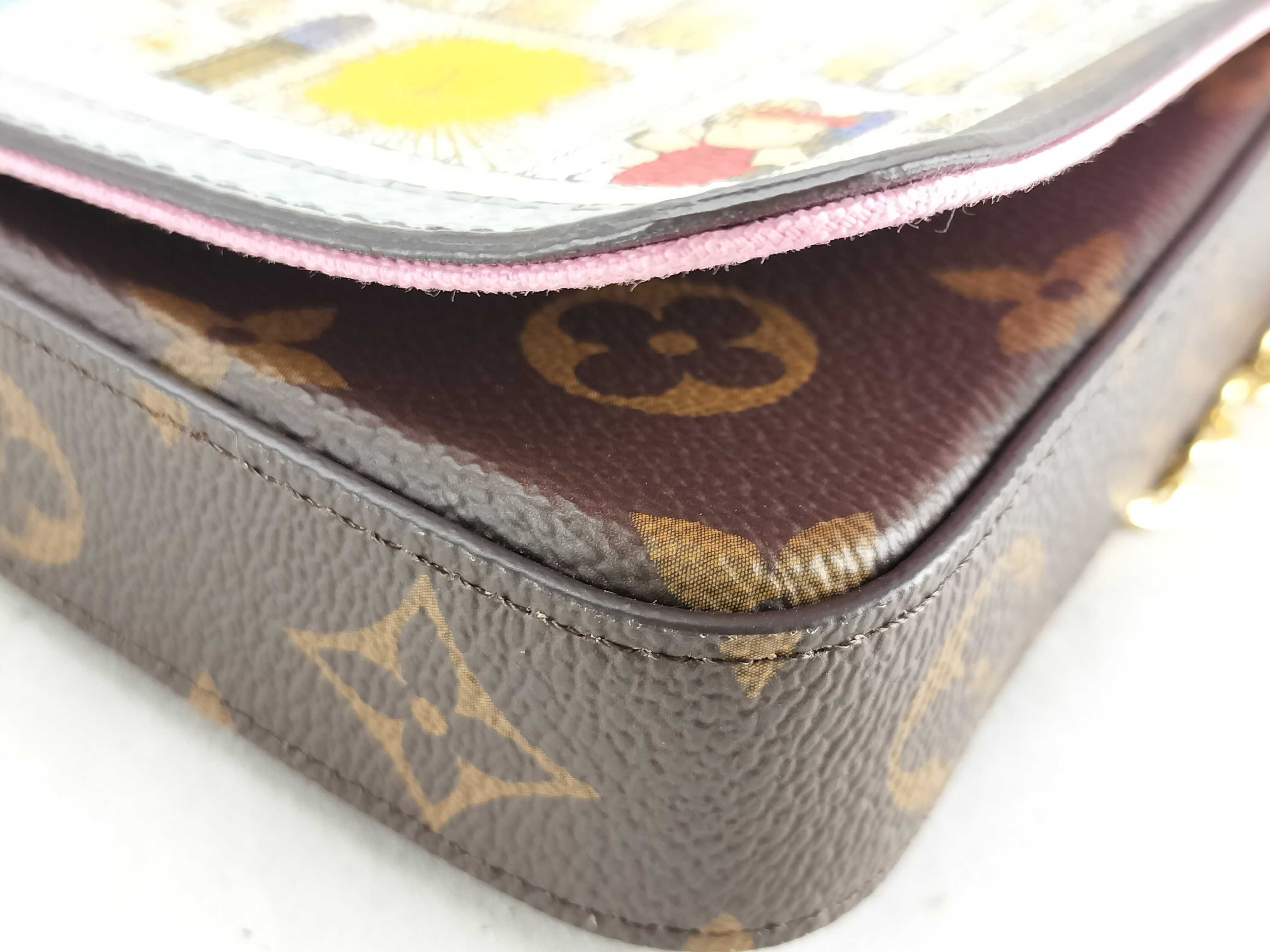 Monogram Pochette Felicie Shoulder Bag — view 6