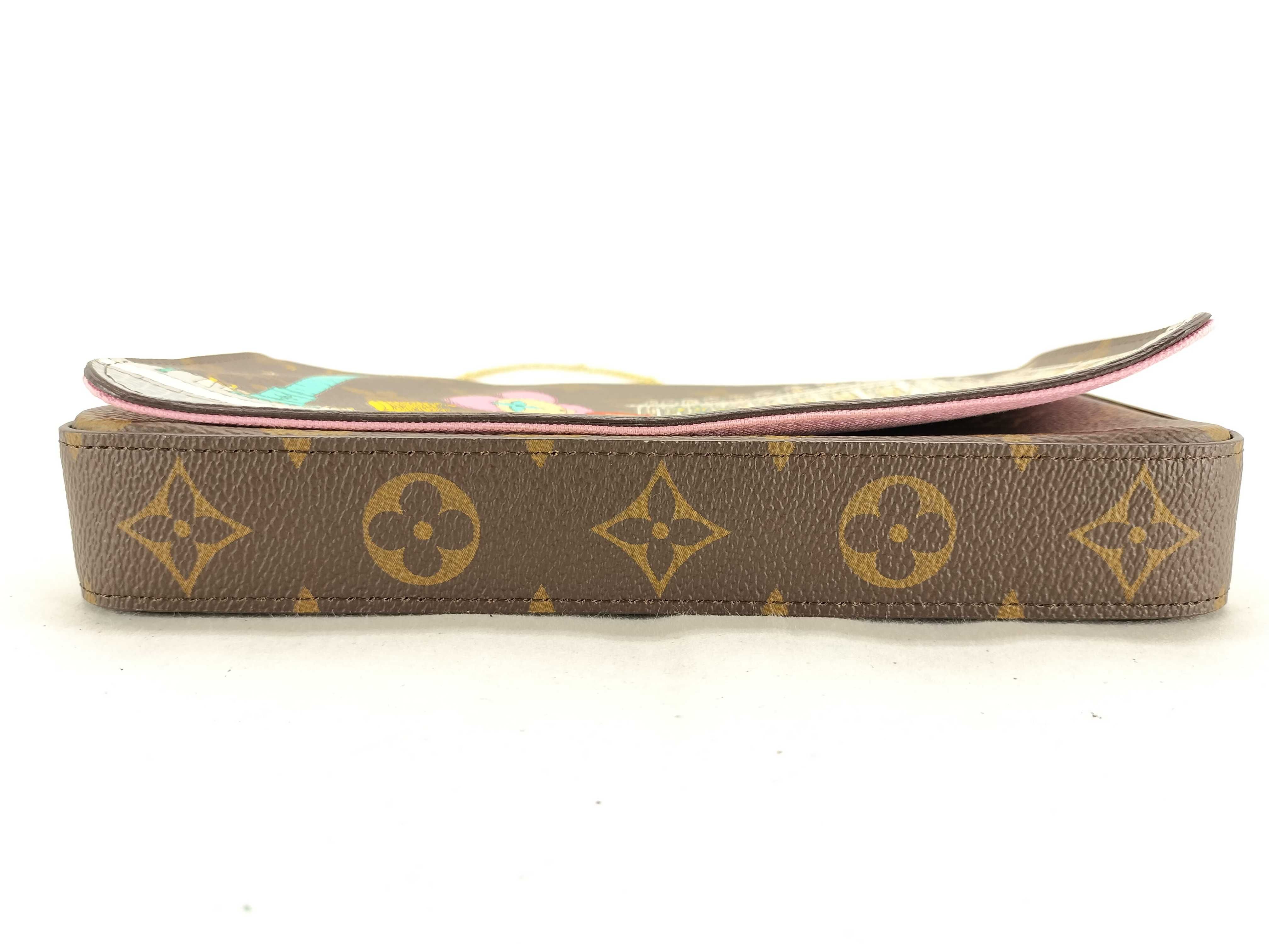 Monogram Pochette Felicie Shoulder Bag — view 7