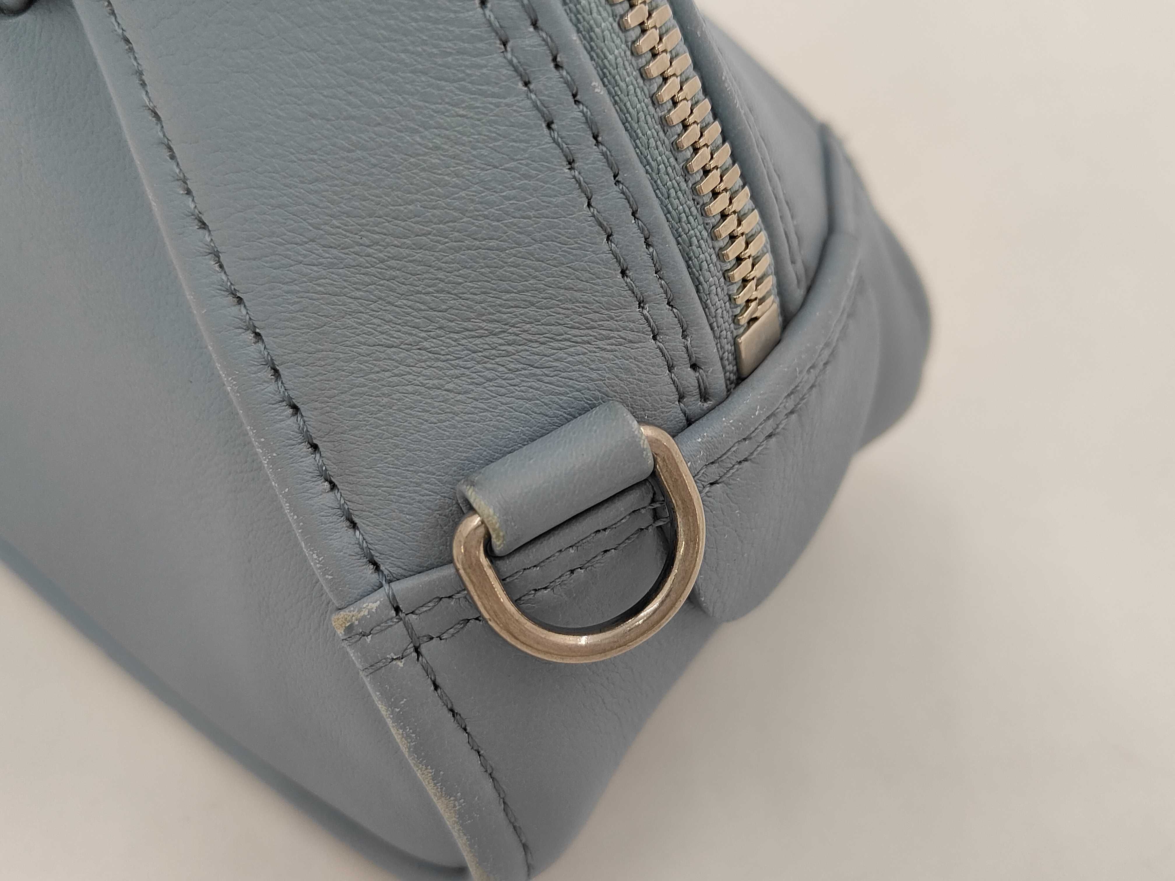 476975 Triangle Saffiano Leather 2-way Shoulder Handbag — view 13