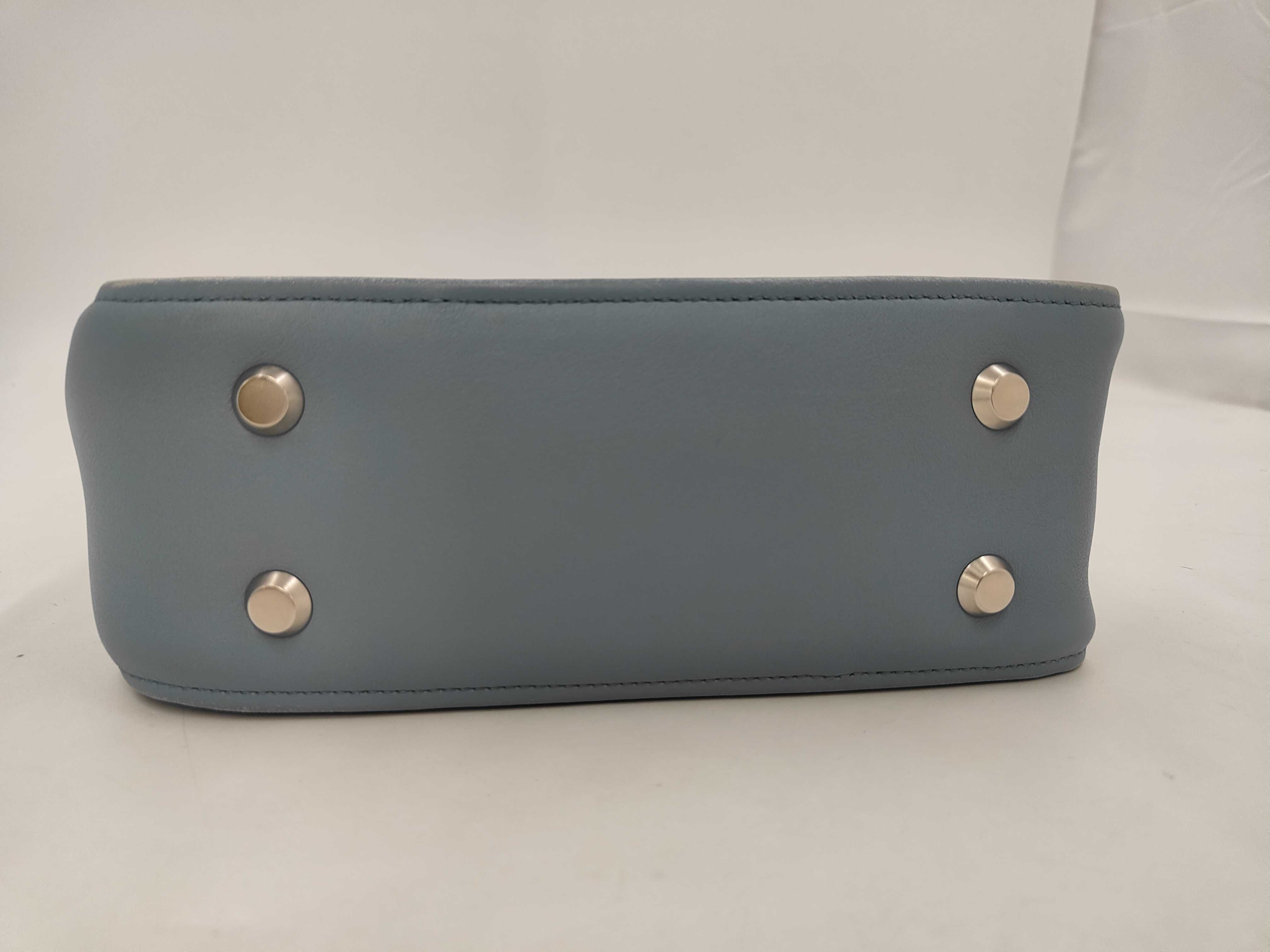 476975 Triangle Saffiano Leather 2-way Shoulder Handbag — view 8