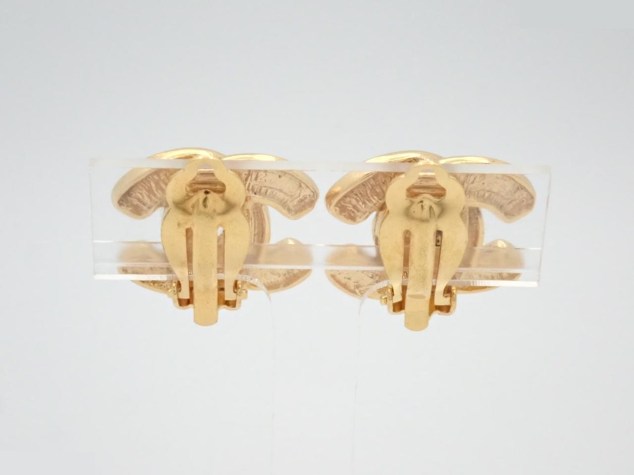 Coco Mark Gold Earrings — view 2