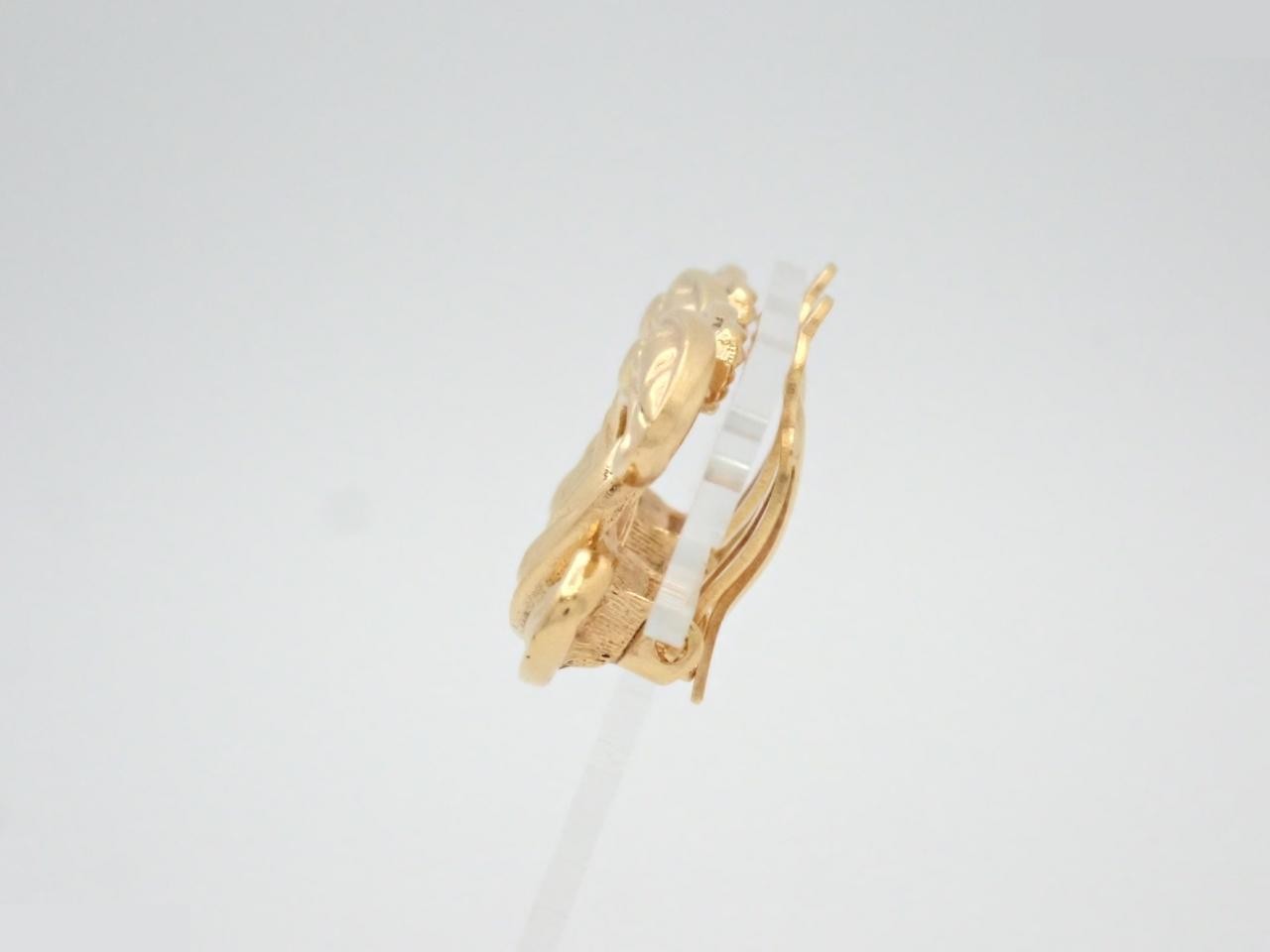 Coco Mark Gold Earrings — view 3