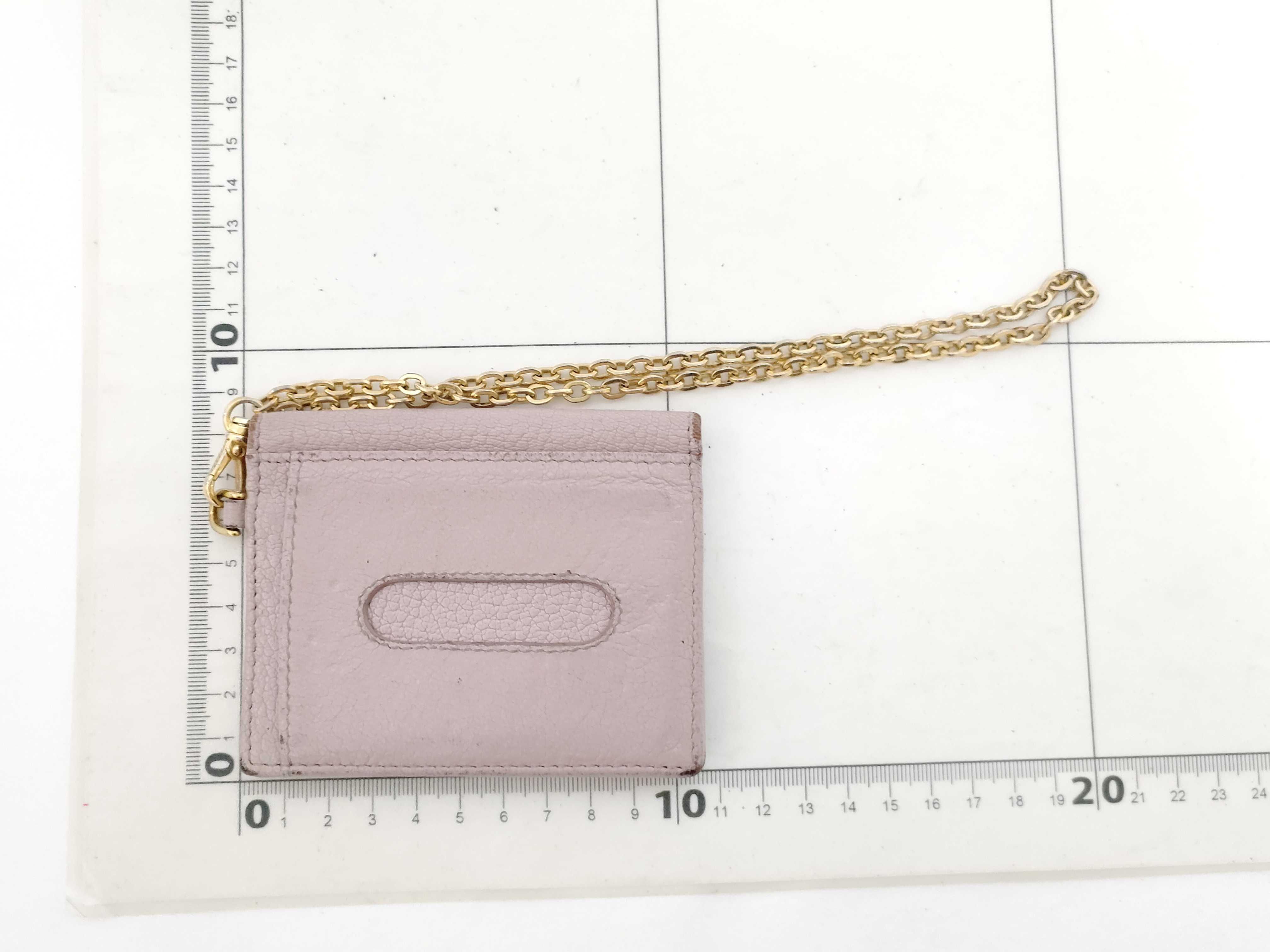card case with chain, card case/pass case/business card holder. — view 2