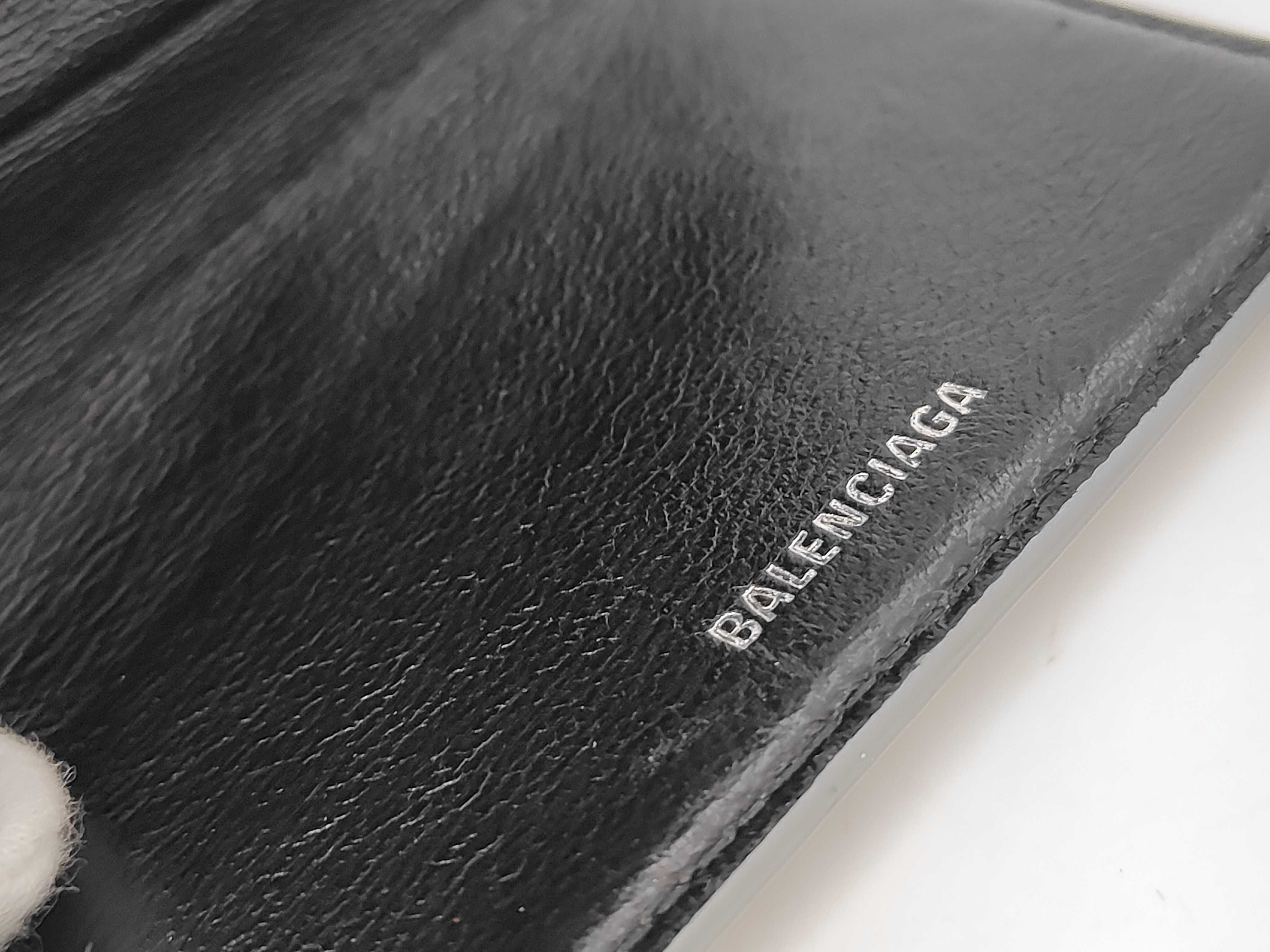 Tri-fold Wallet Leather Gray Glitter Wallet — view 9