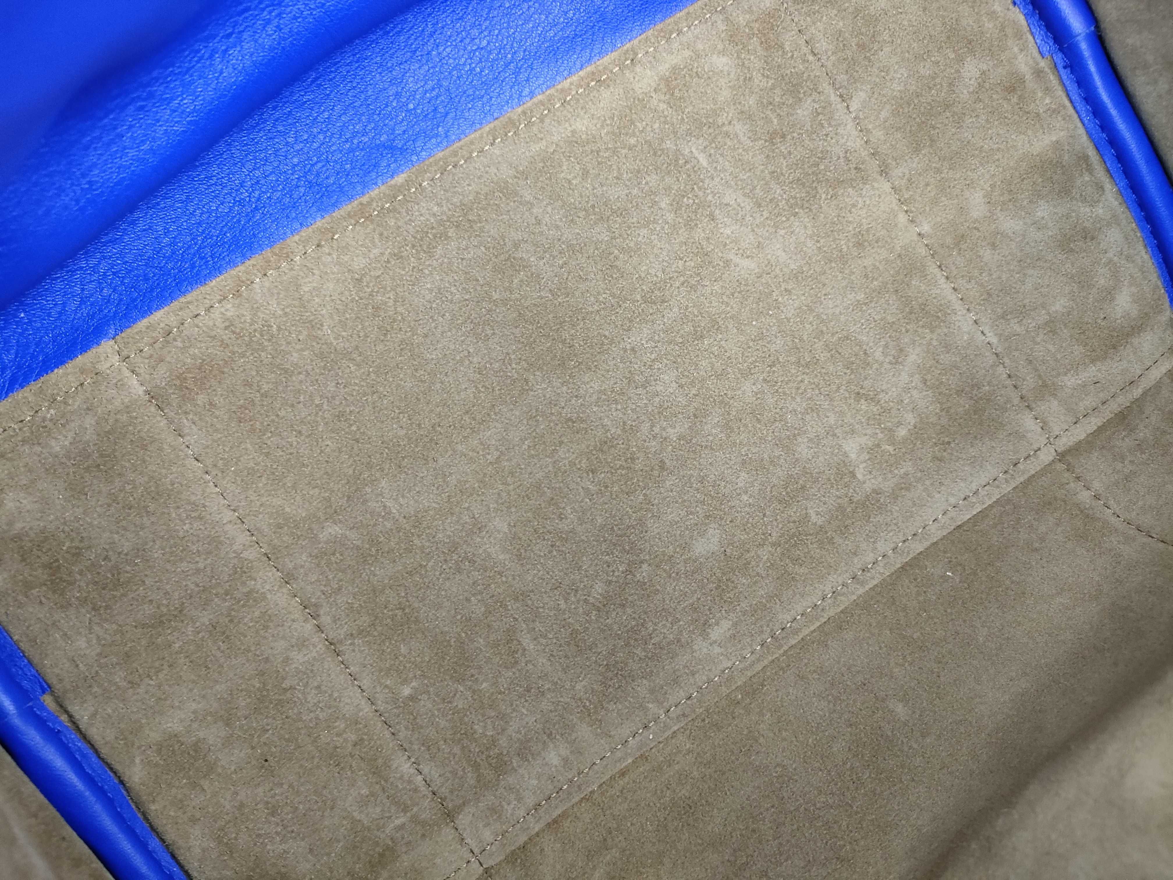 Amazona Leather Bag, Blue Handbag — view 11