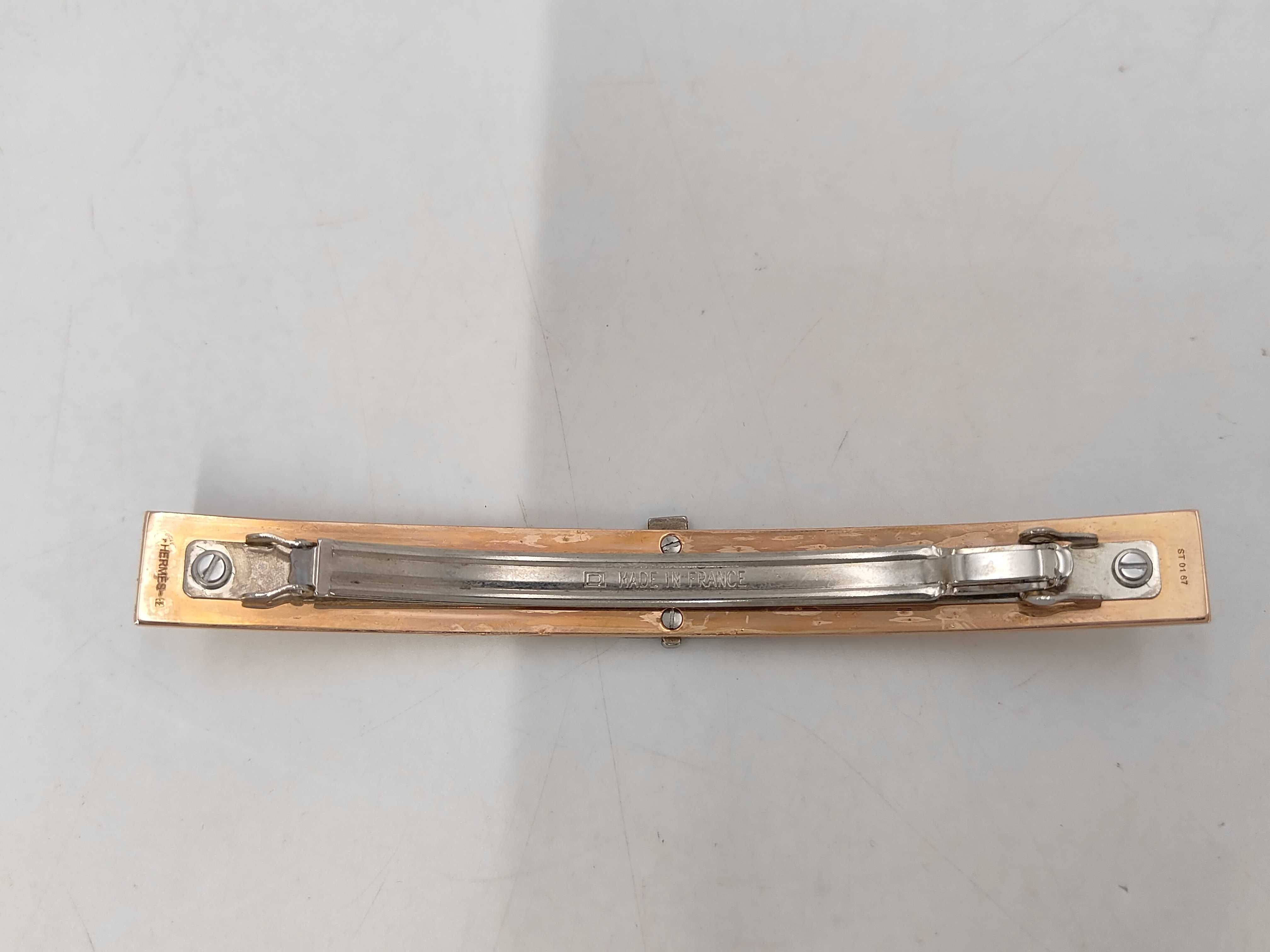 Eileen Pink Gold Barrette Hair Accessory — view 2