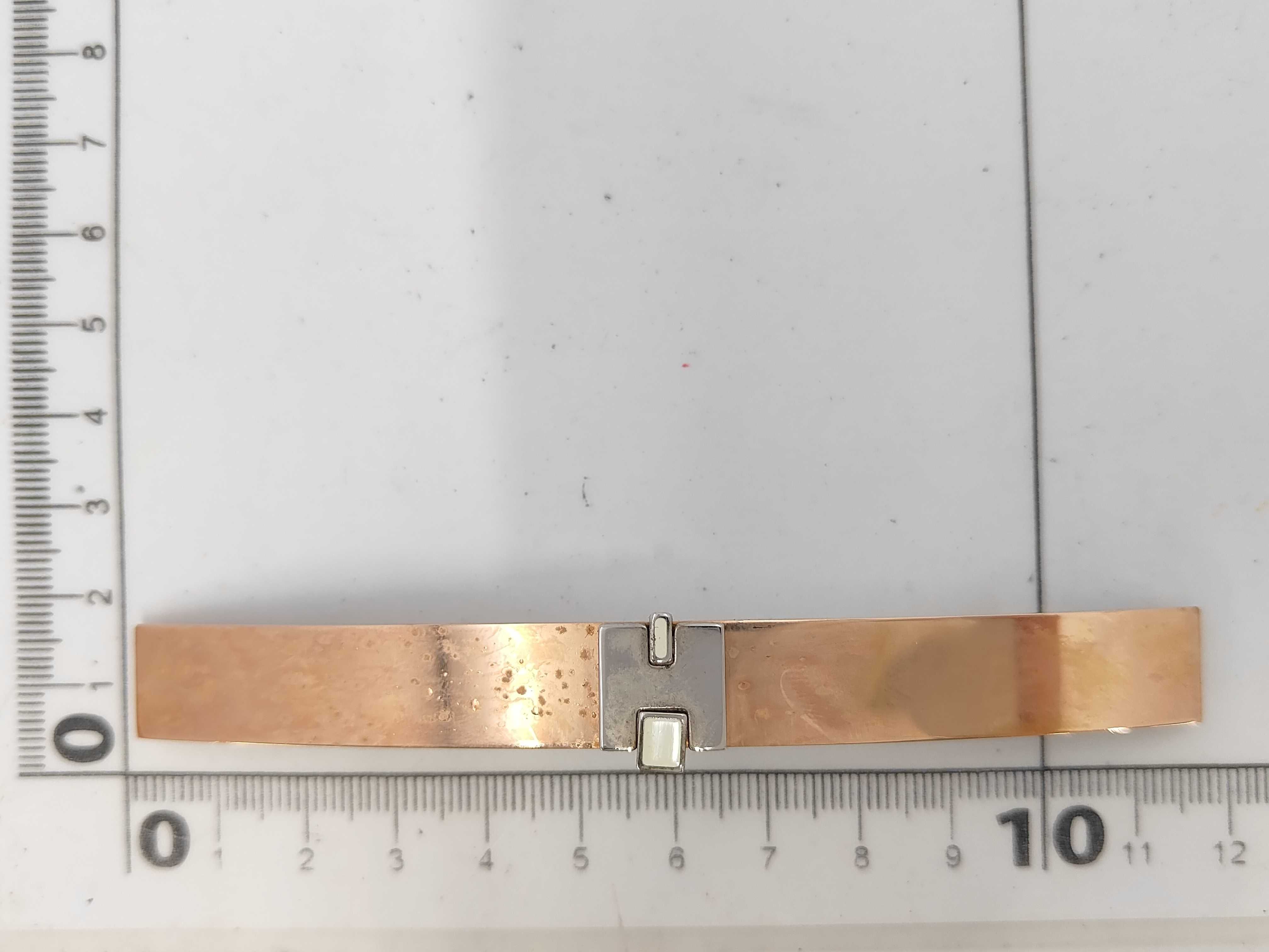 Eileen Pink Gold Barrette Hair Accessory — view 6