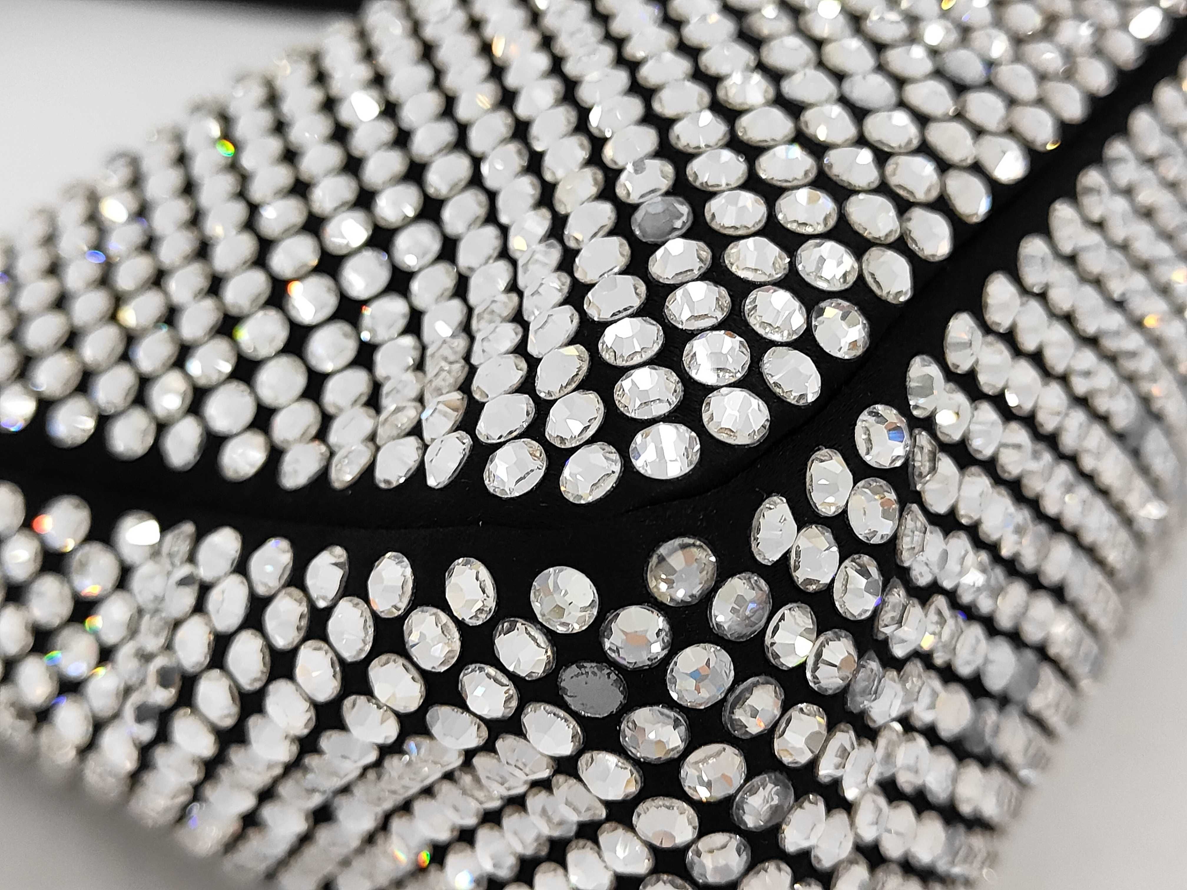 Nylon Crystal RFID Handbag — view 4