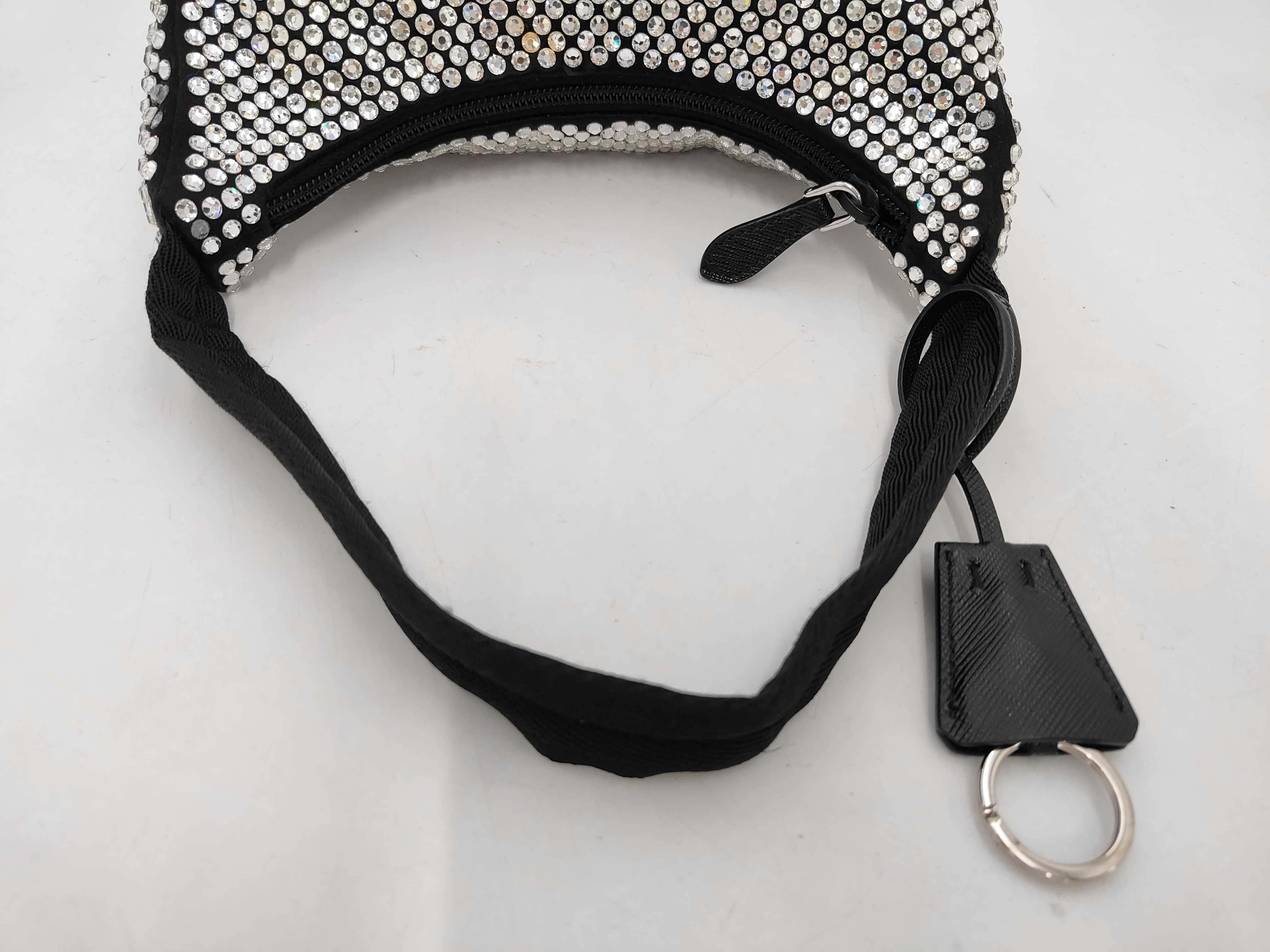 Nylon Crystal RFID Handbag — view 5