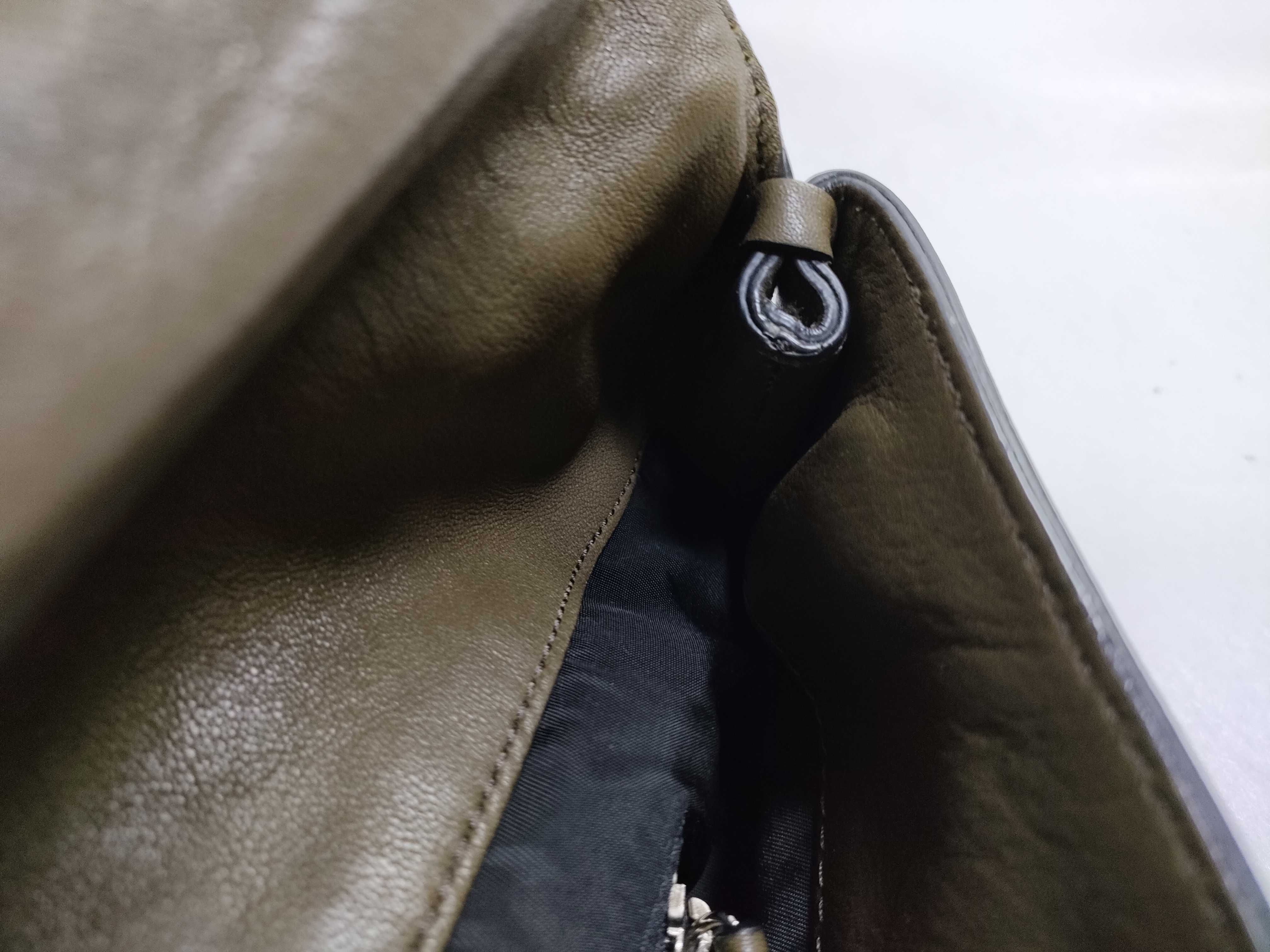Leather Studded Shoulder Bag — view 11