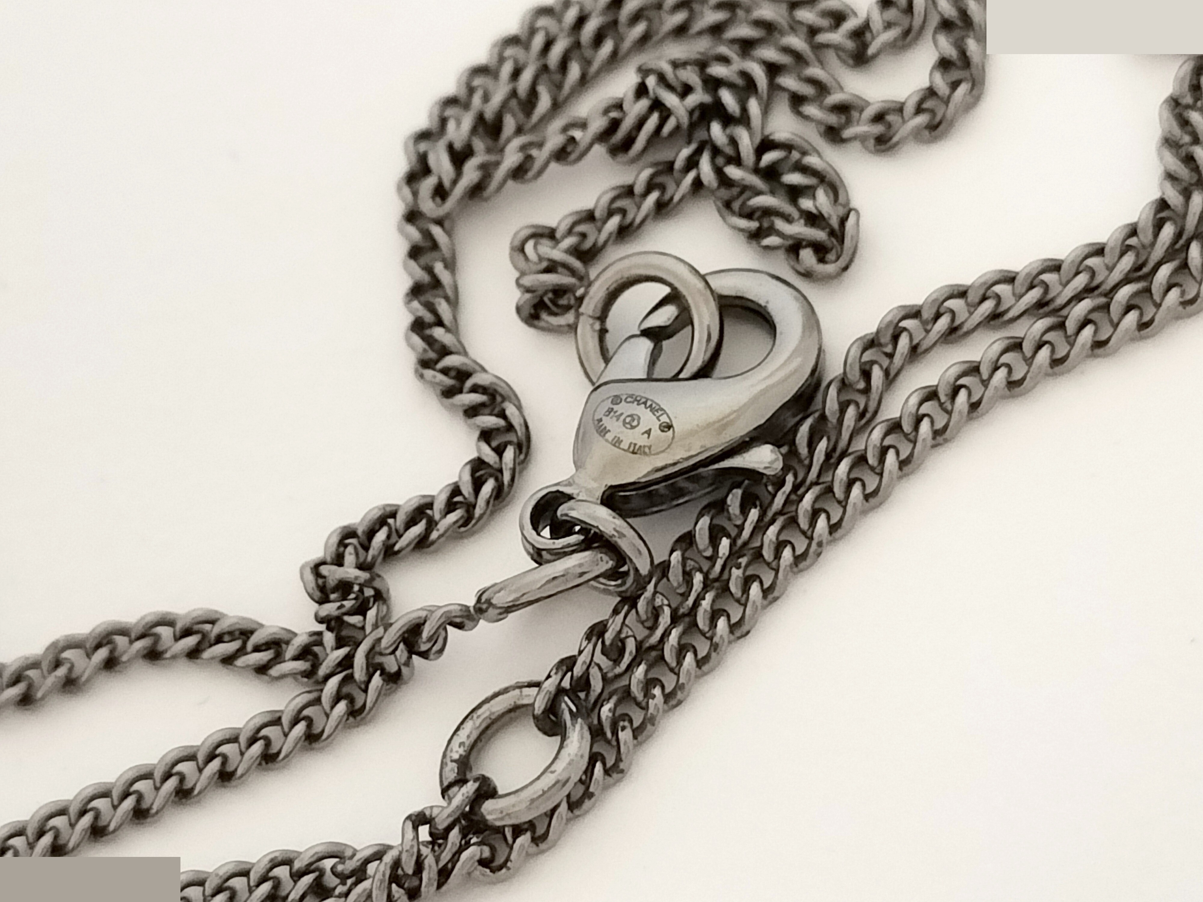 Coco F Pearl Silver Necklace, Chain approx. 60cm — view 4