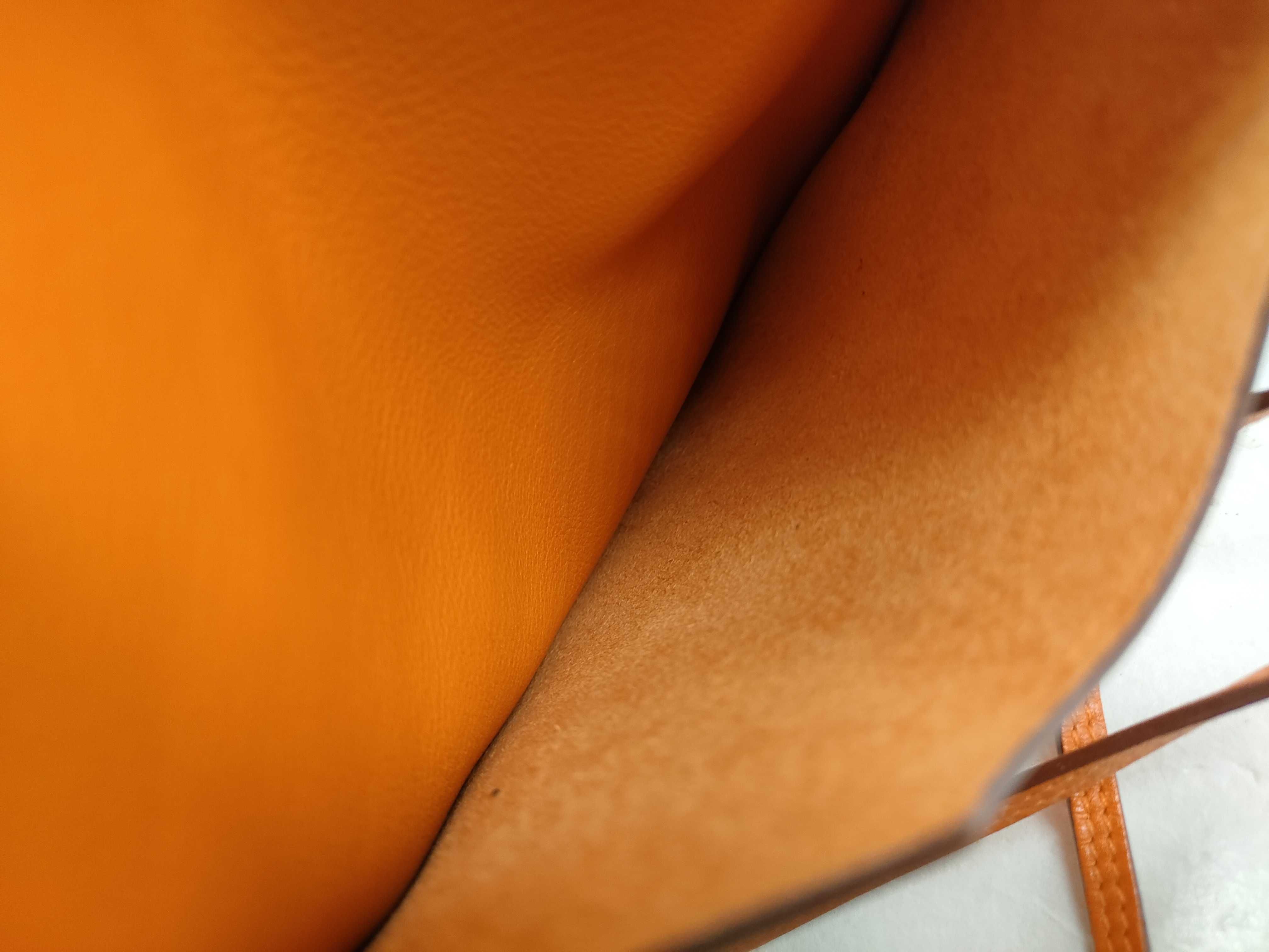 Onimetou 2 Veau Swift Orange Shoulder Bag — view 11