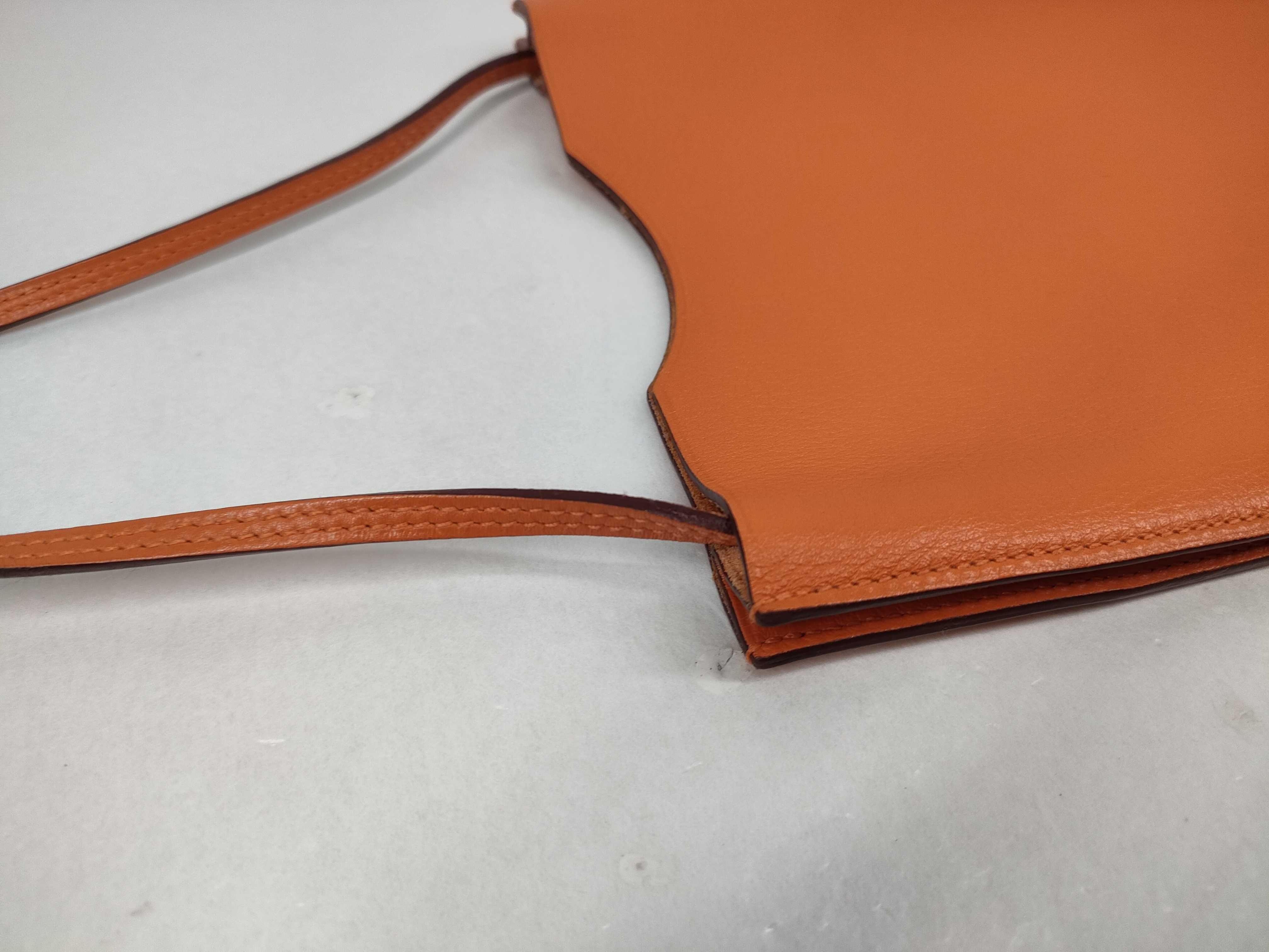 Onimetou 2 Veau Swift Orange Shoulder Bag — view 5