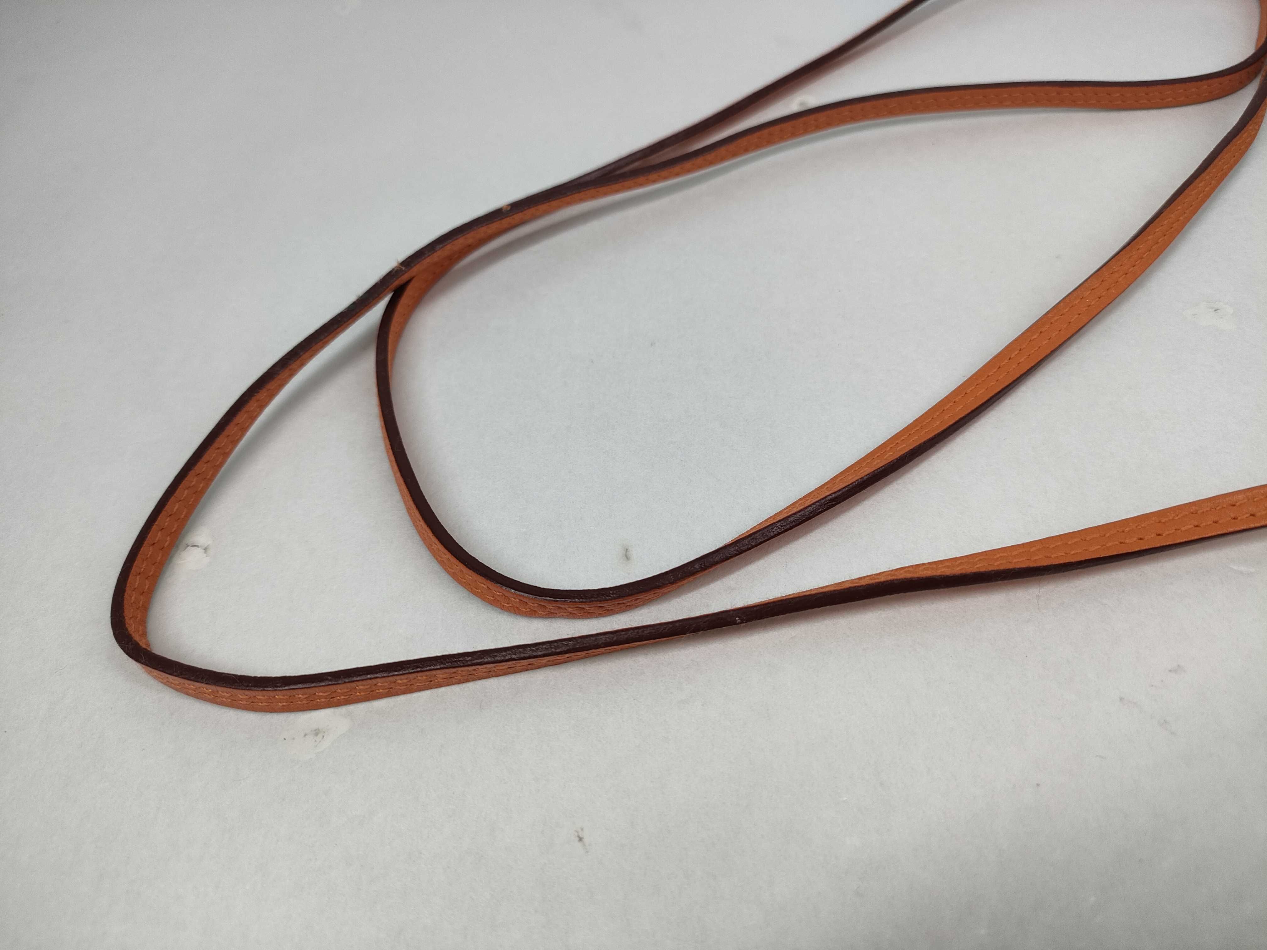 Onimetou 2 Veau Swift Orange Shoulder Bag — view 7