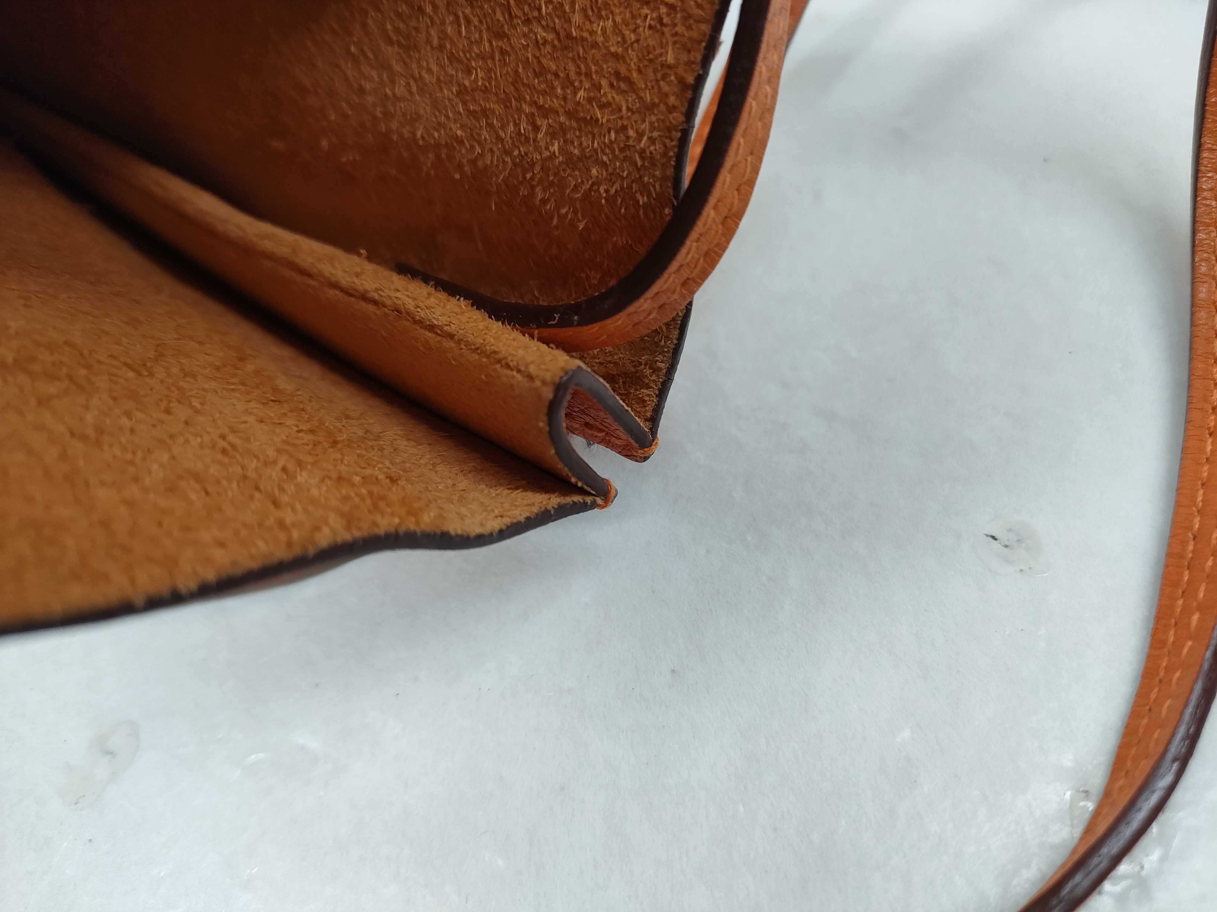 Onimetou 2 Veau Swift Orange Shoulder Bag — view 10