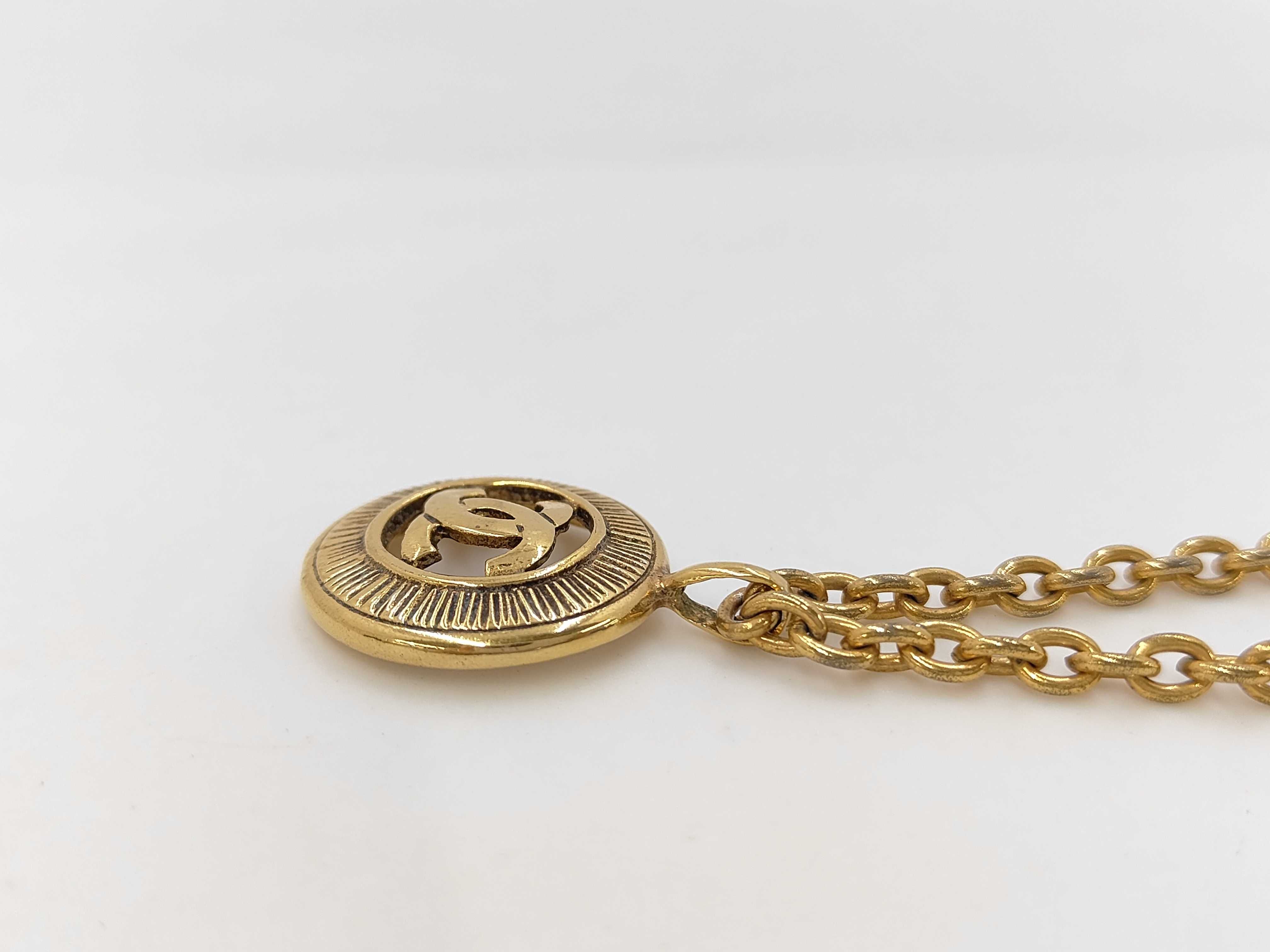 Coco Gold Circle Necklace — view 2