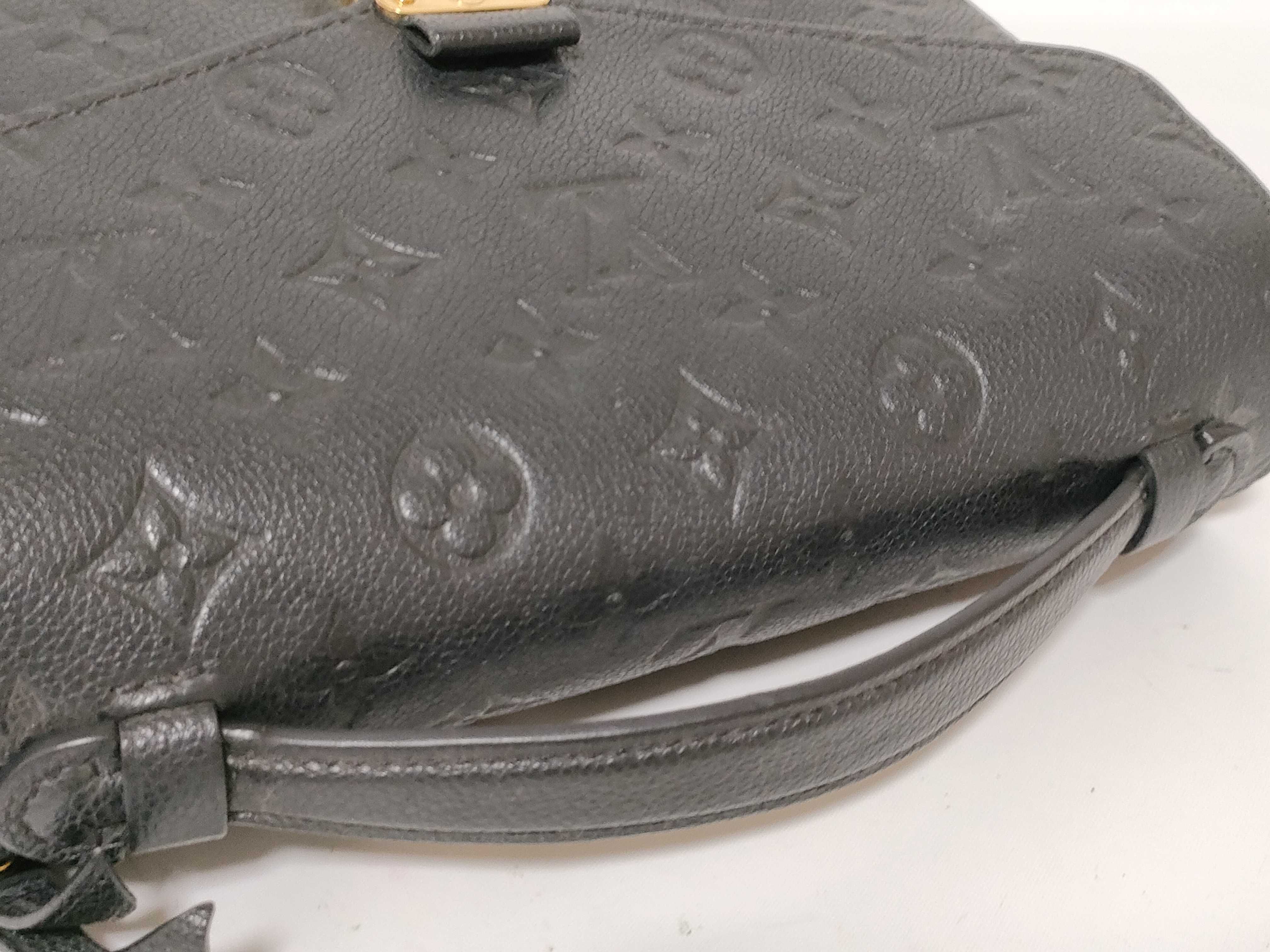 Monogram Empreinte Pochette Métis MM M41487 AR1240 Black Handbag (Shoulder strap not included) — view 3